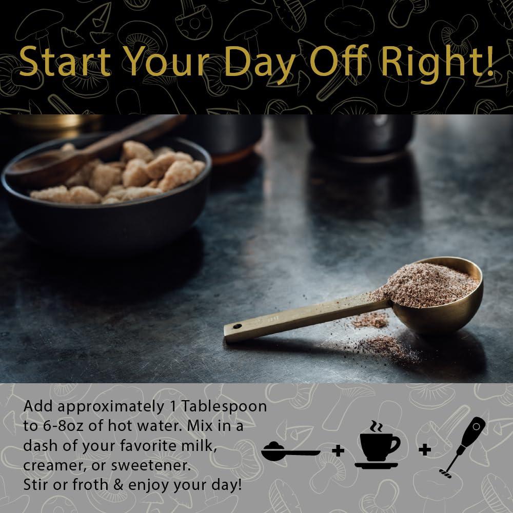 Café Instantáneo Orgánico de Champiñones Empire - 10 Porciones