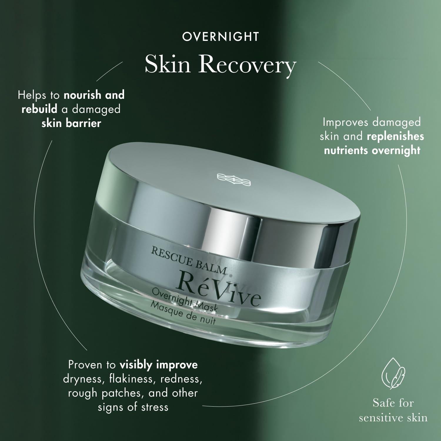 Mascarilla Facial Nocturna RéVive Rescue Balm 272 g - Nutritiva