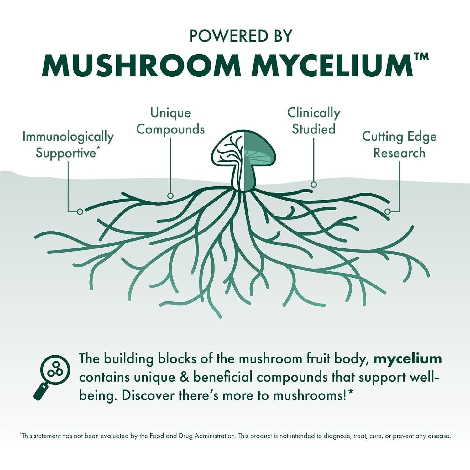 Cápsulas de Chaga Host Defense - Suplemento Inmunológico 60 Unidades