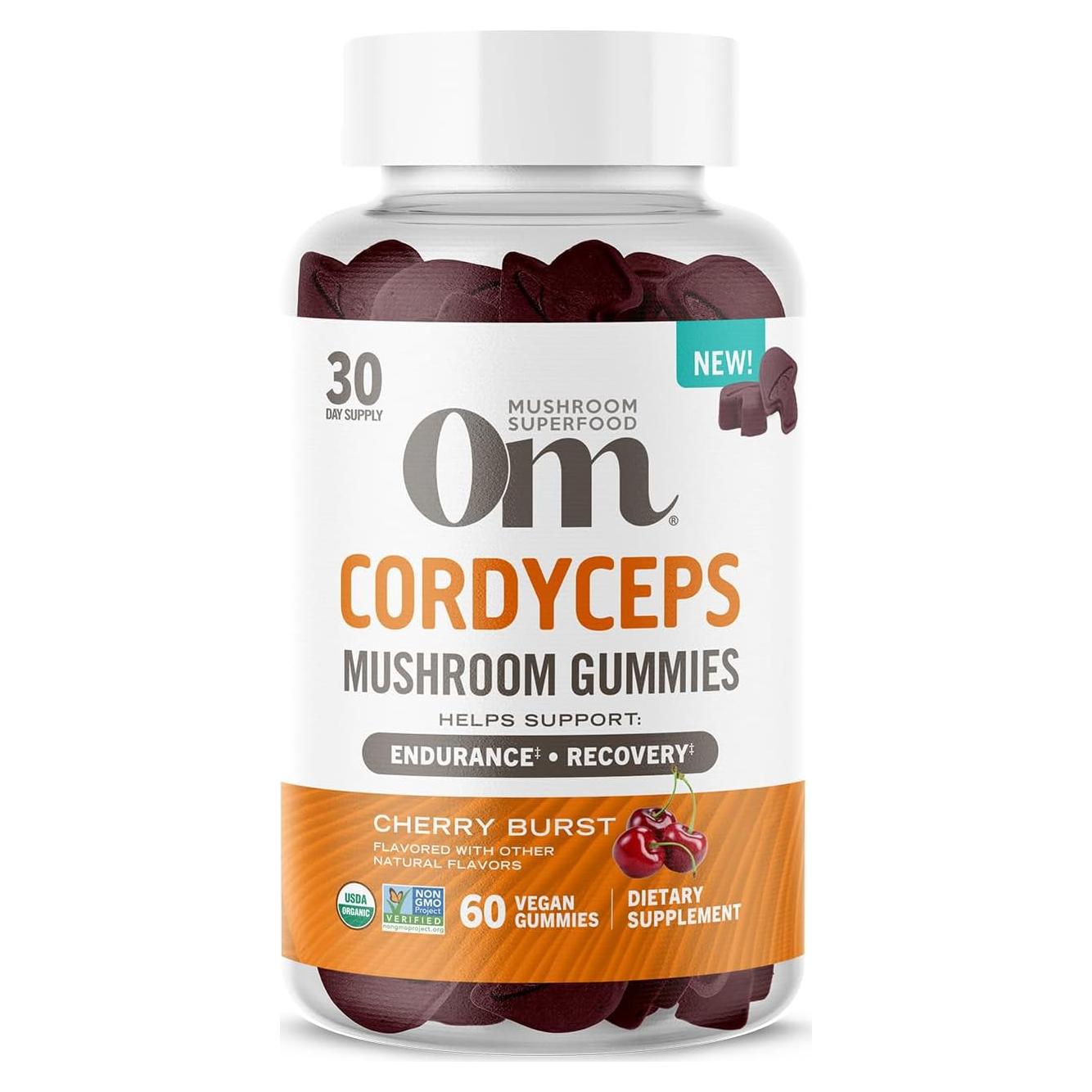 Gomitas de Superalimento Om Cordyceps 60 Unidades Energía