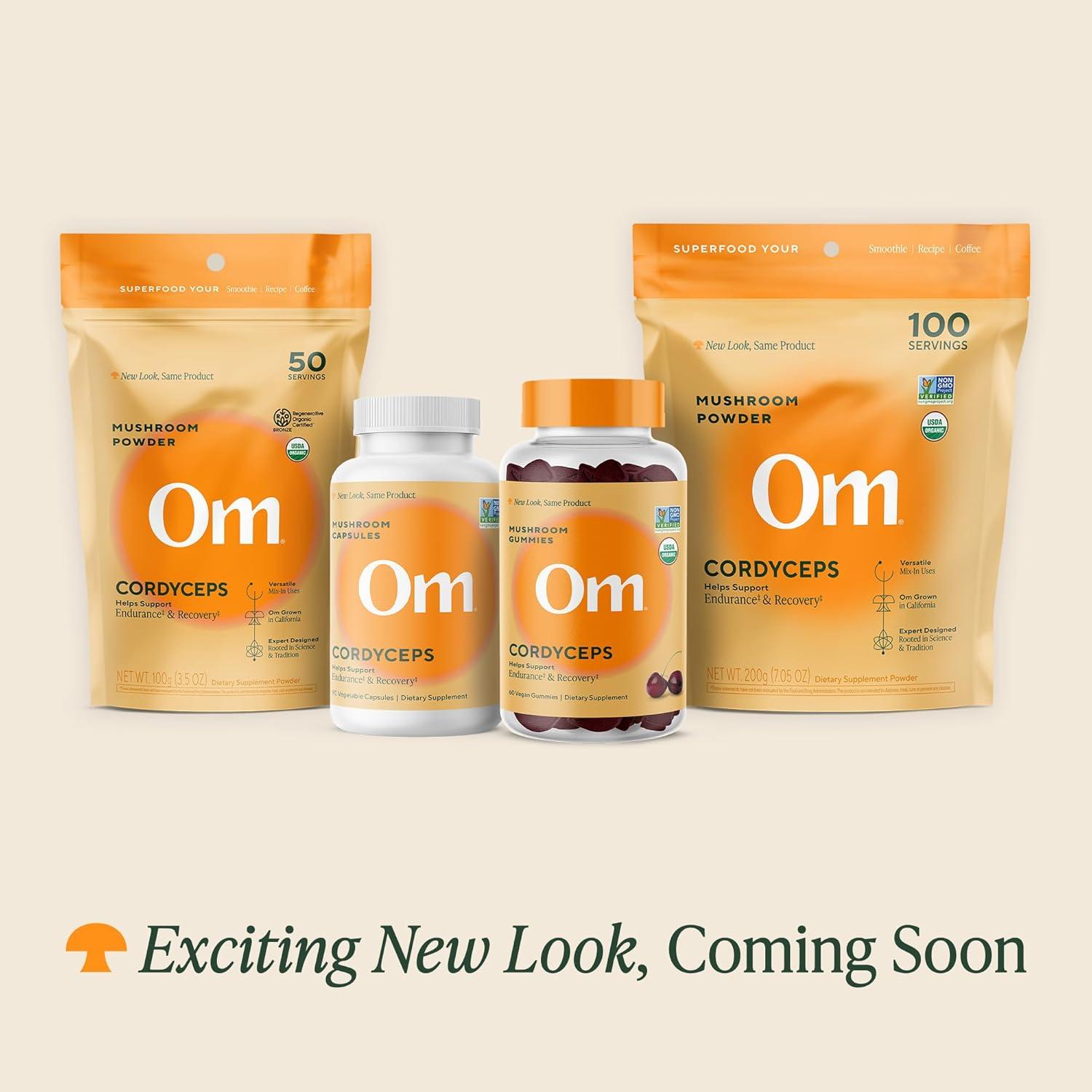 Gomitas de Superalimento Om Cordyceps 60 Unidades Energía