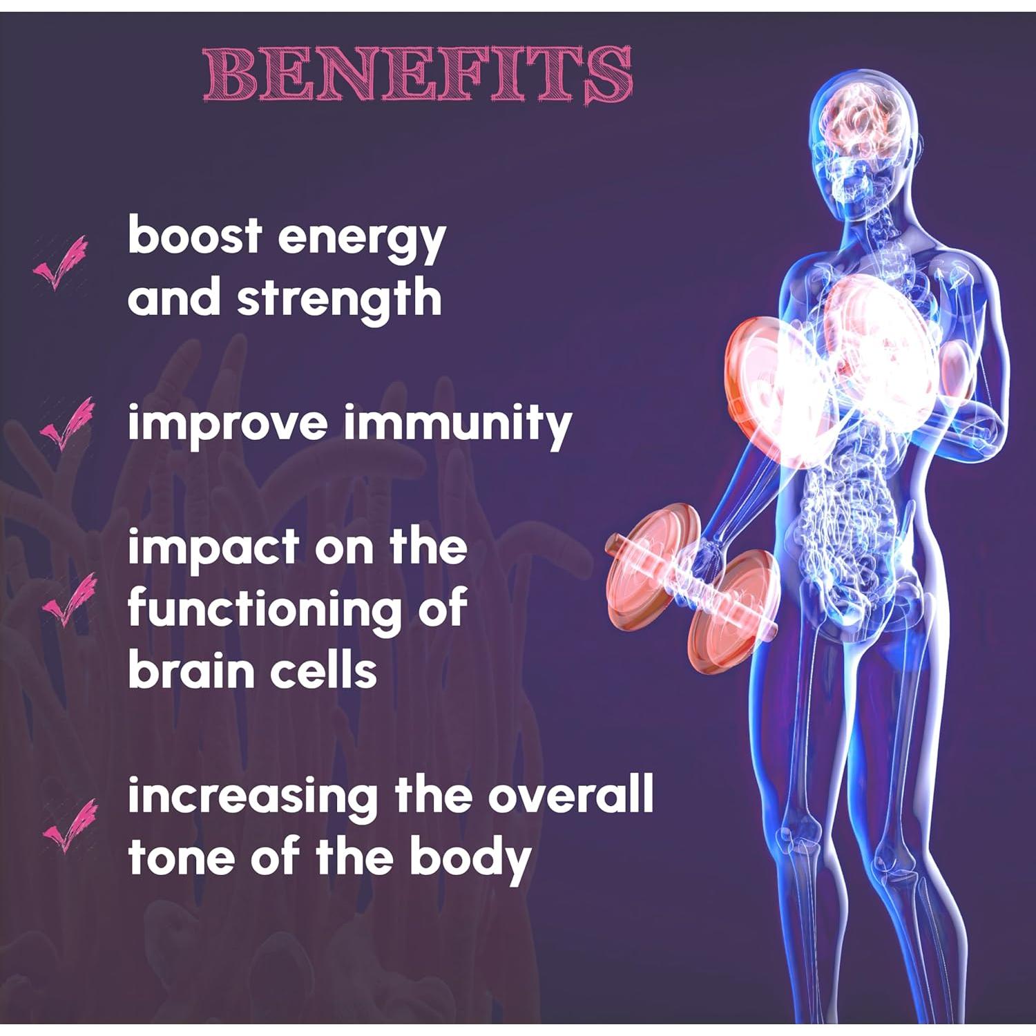 Polvo de Cordyceps Militaris 227 g - Suplemento Inmunológico Beleon
