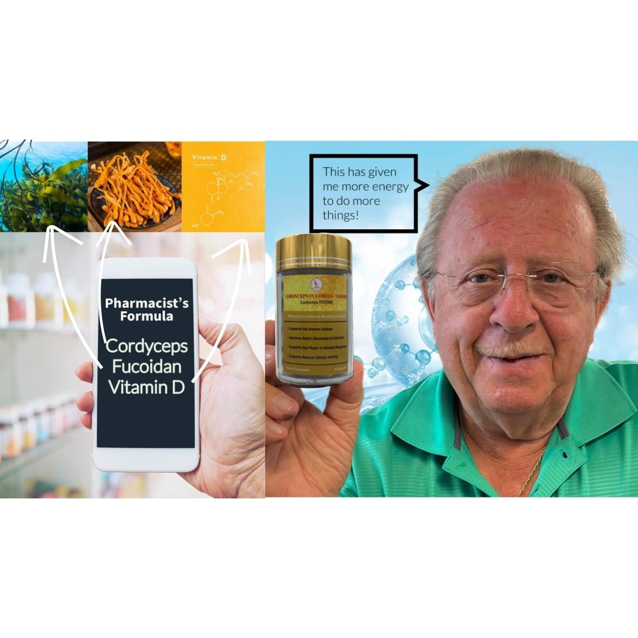 Cordyceps FD1000 L & L Suplemento | Potenciador Inmunológico | 60 Cápsulas