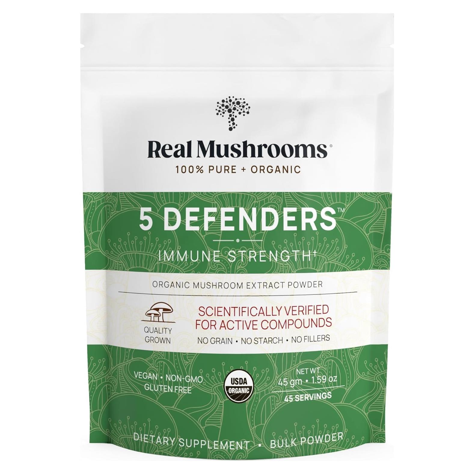 Real Mushrooms Complejo de Hongos 5 en 1 - 45g