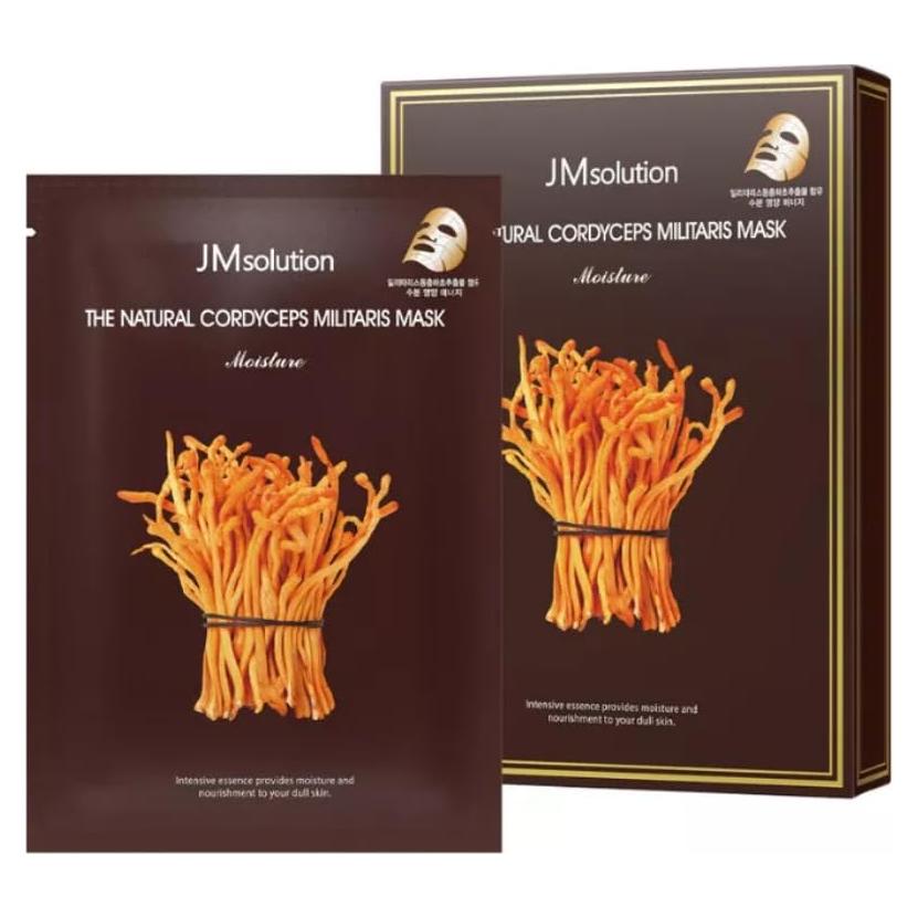 Máscara Facial Hidratante Cordyceps Militaris JOR 30ml x 10ea