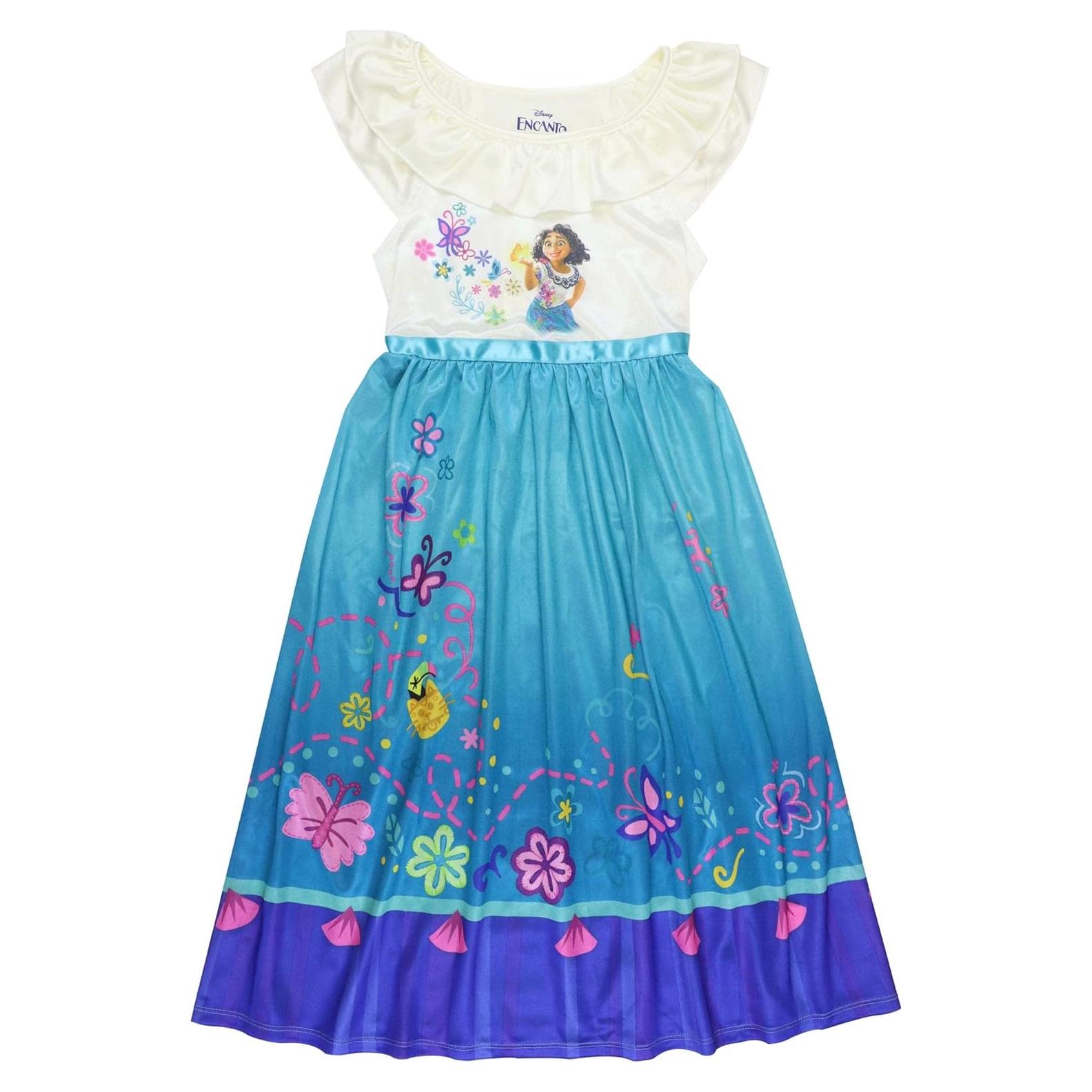 Camisón Disney Niñas Encanto Frozen Sirenita 100% Poliester