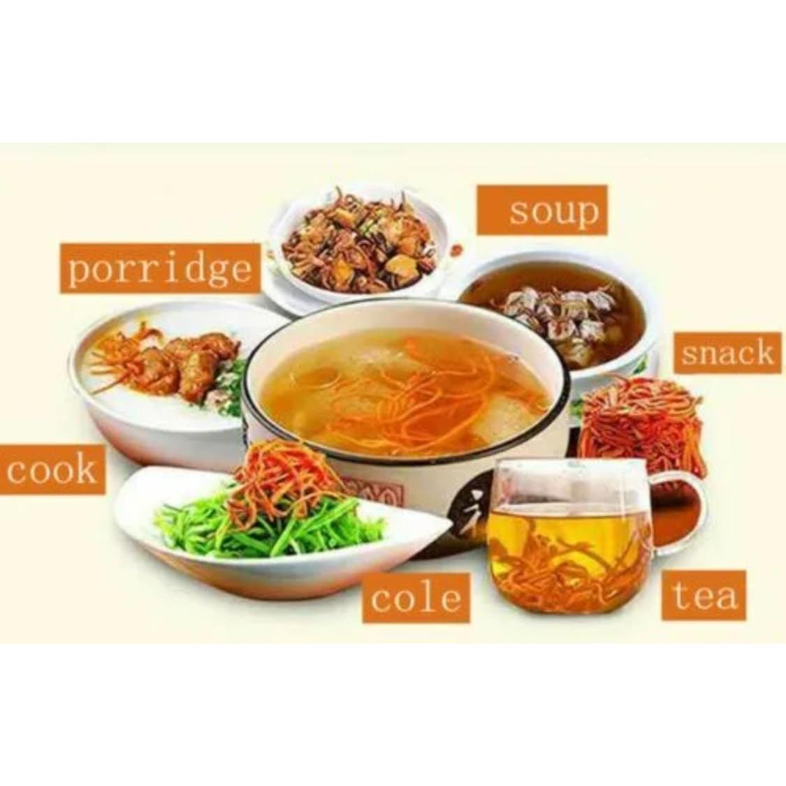 Cordyceps Militaris Seco 50g - Hongo Herbal Coreano