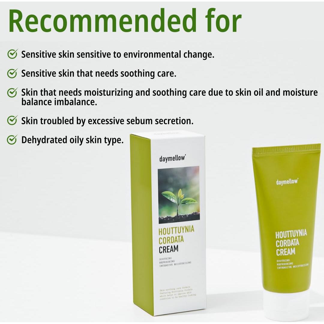 Crema Calmante Facial Daymellow 80ml - Hidratante Coreano