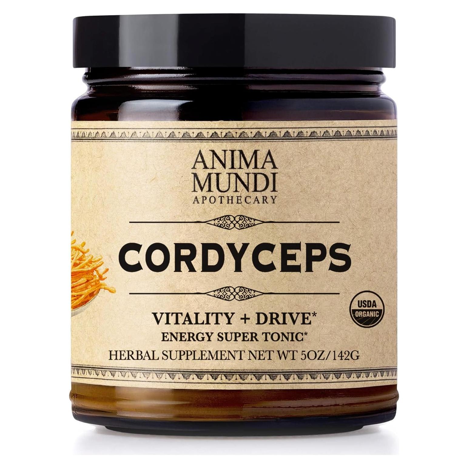 Polvo de Hongo Cordyceps Orgánico Anima Mundi 141g - Suplemento Saludable