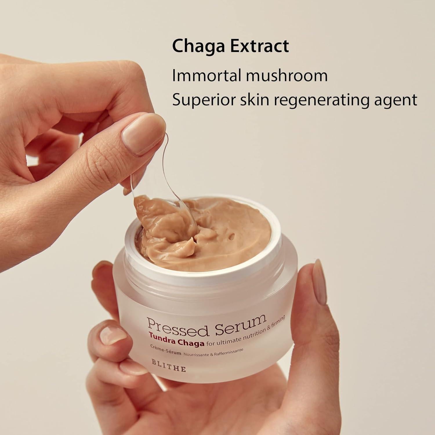 Conjunto Suero Facial Blithe Chaga Tundra y Albaricoque 49.8ml