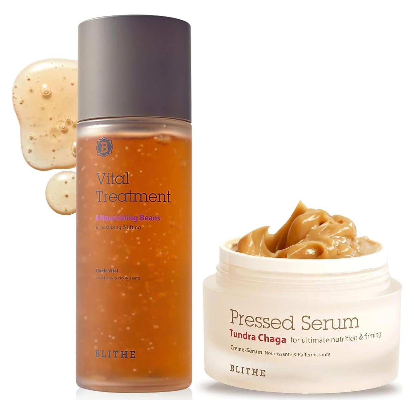 Conjunto Hidratante Facial Antienvejecimiento Blithe - Suero Tundra Chaga y Vital 8