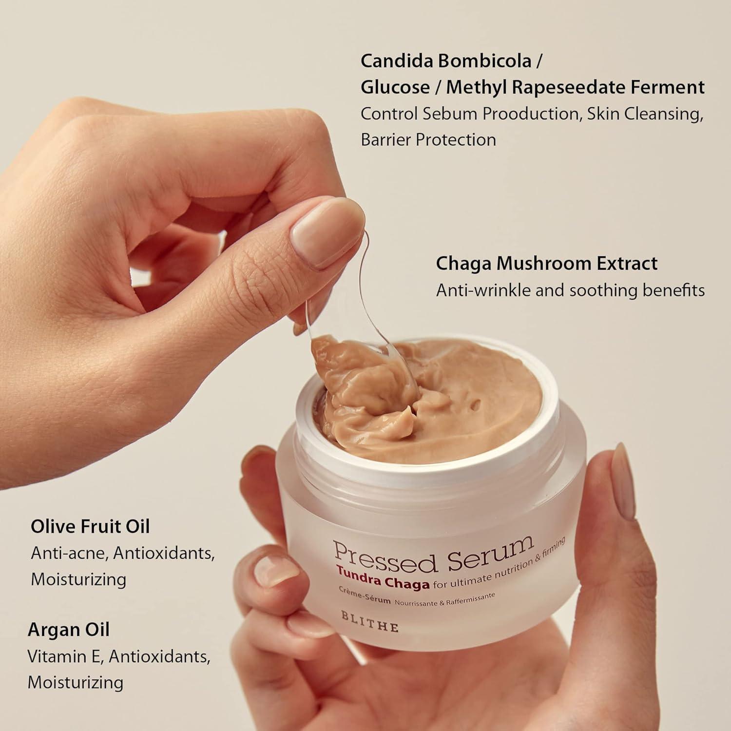 Conjunto Hidratante Facial Antienvejecimiento Blithe - Suero Tundra Chaga y Vital 8