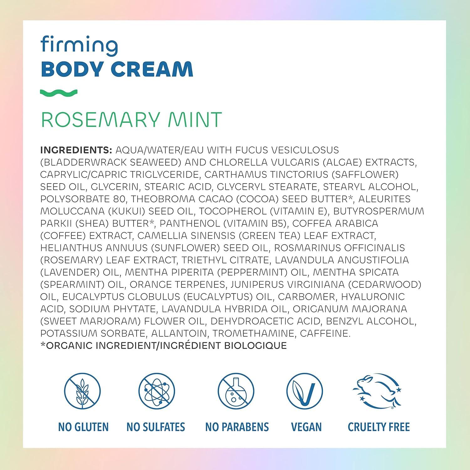 Crema Corporal Reafirmante Seaweed Bath Co. 340 ml Romero Menta