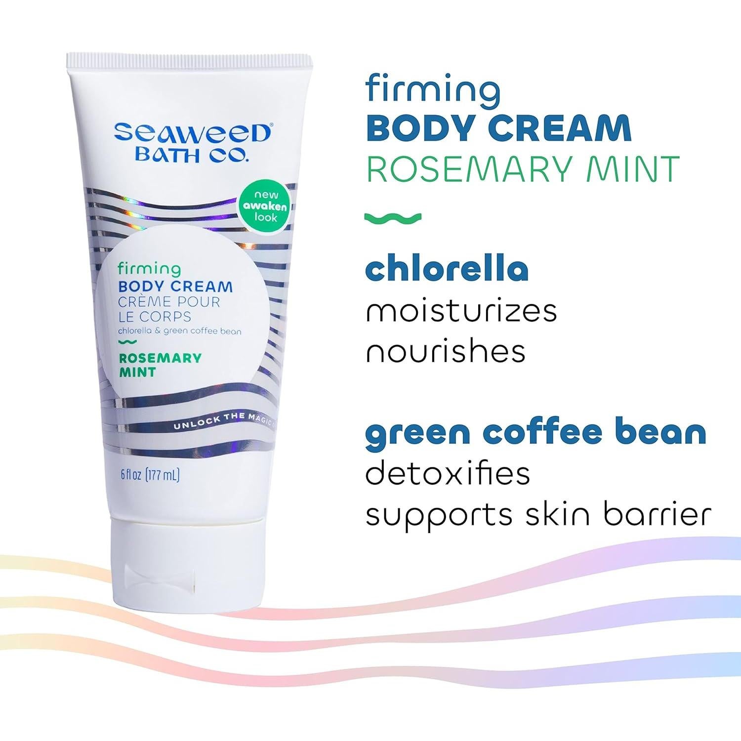 Crema Corporal Reafirmante Seaweed Bath Co. 340 ml Romero Menta