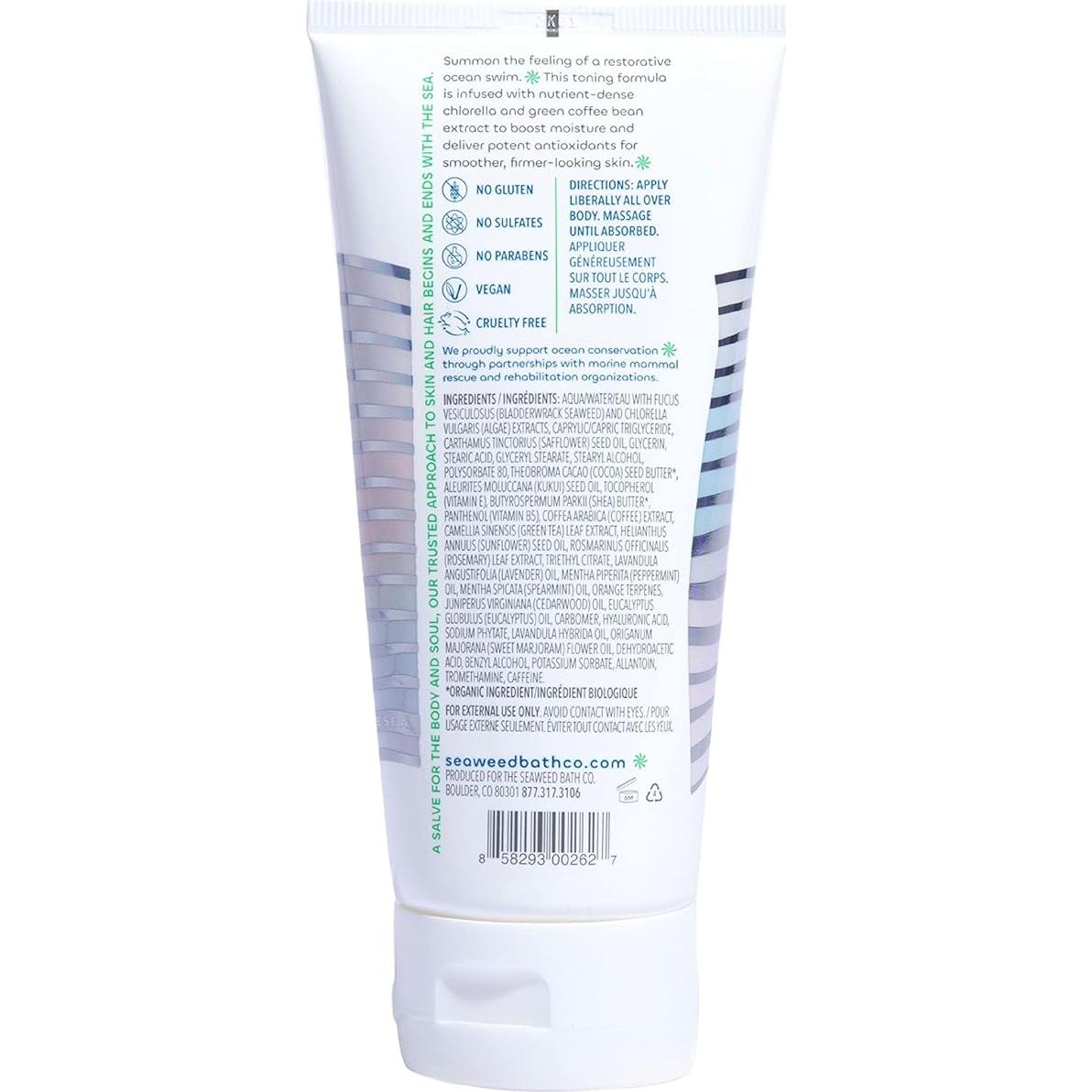 Crema Corporal Reafirmante Seaweed Bath Co. 340 ml Romero Menta