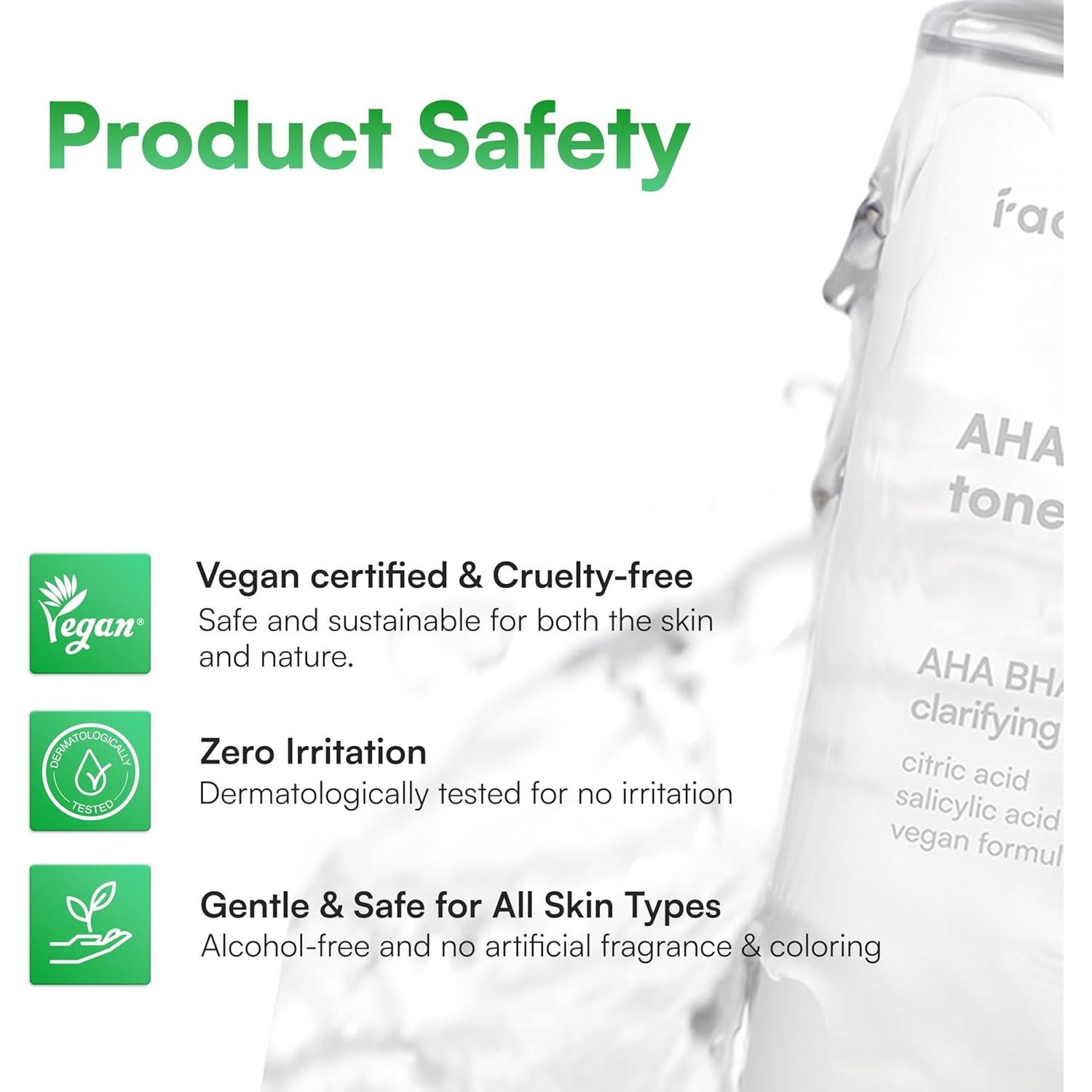 Tónico AHA BHA Face Republic 160ml - Exfoliante Hidratante Vegano