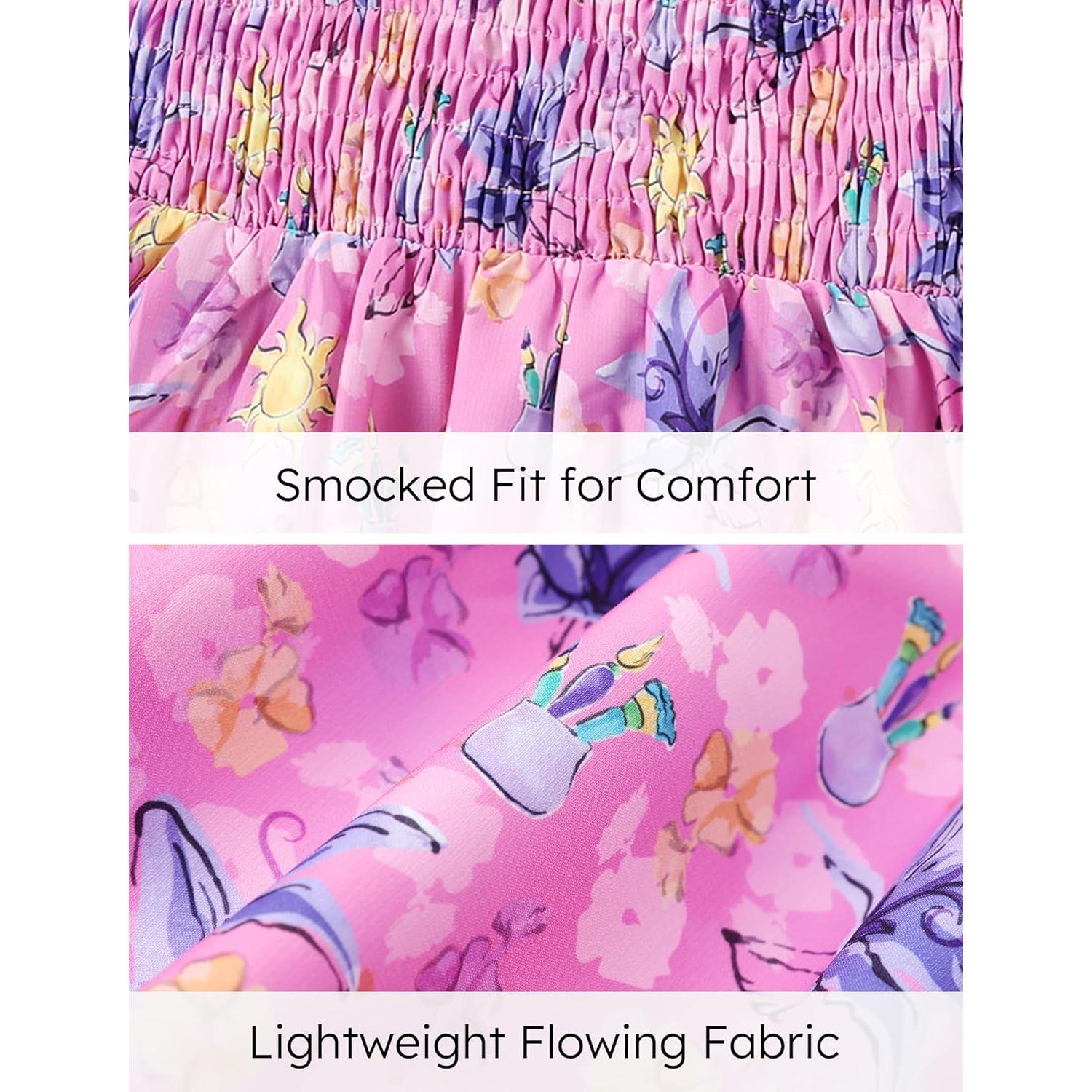 Vestido de Verano Disney Princesa Elsa 5-6 Años Lazo