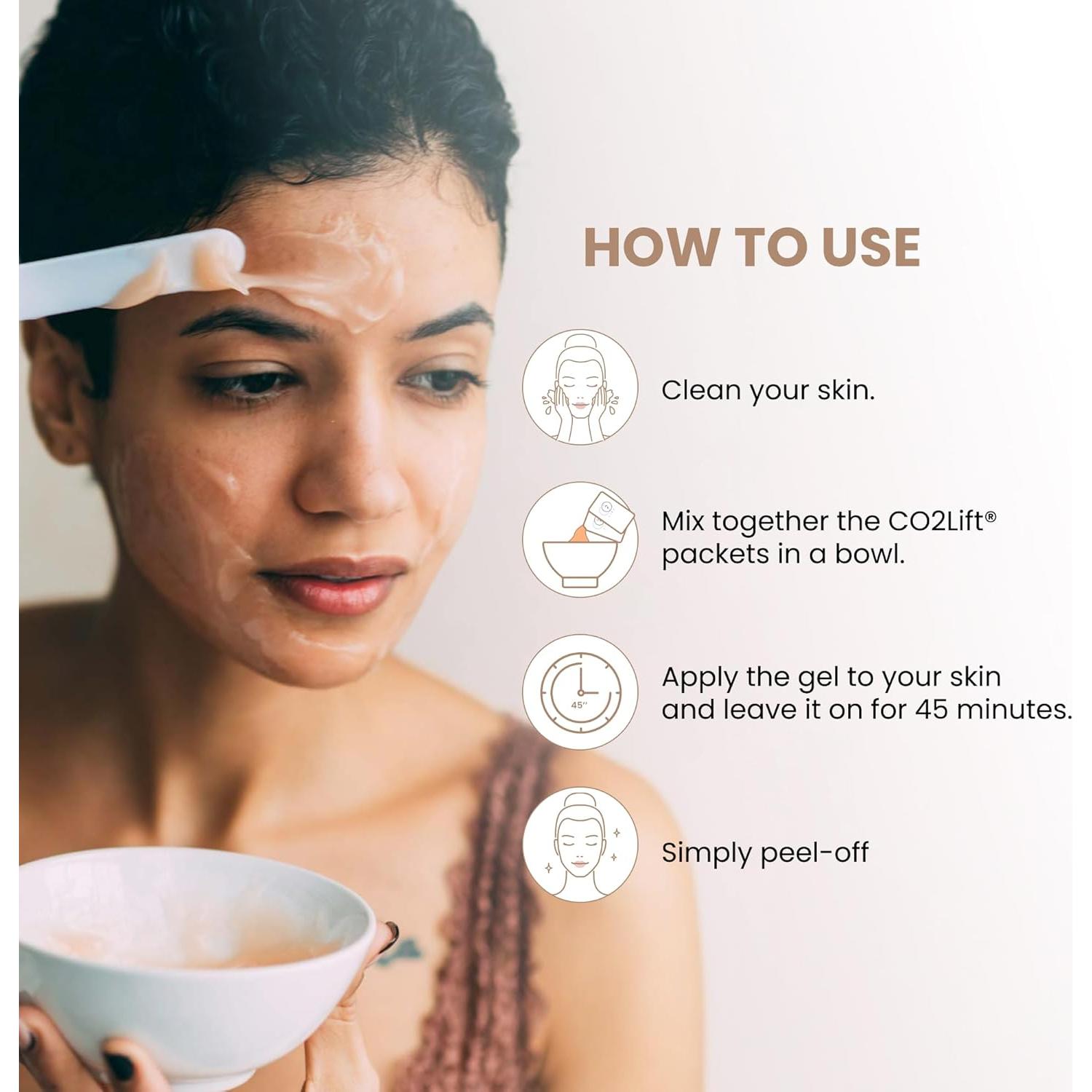 Gel de Carboxi CO2Lift Lumisque - Máscara Facial Hidratante