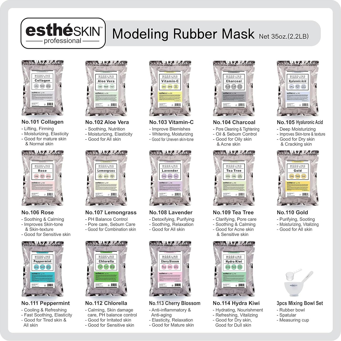 Polvo de Mascarilla de Chlorella EstheSKIN 992 g - Tratamiento Facial