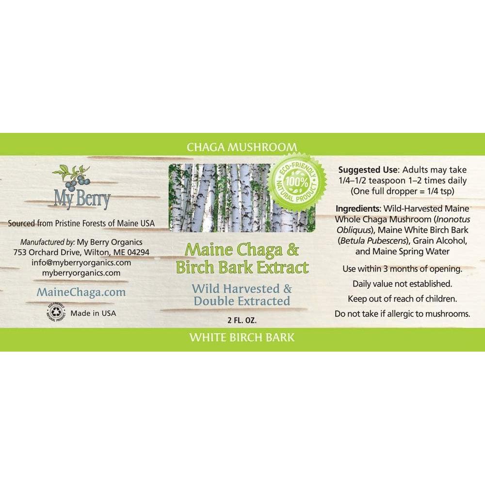 Extracto Líquido de Hongo Chaga My Berry 60ml Doble Extracto