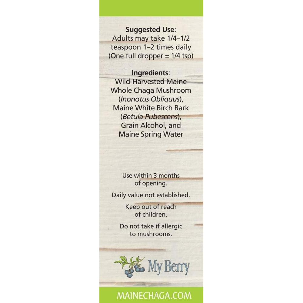 Extracto Líquido de Hongo Chaga My Berry 60ml Doble Extracto
