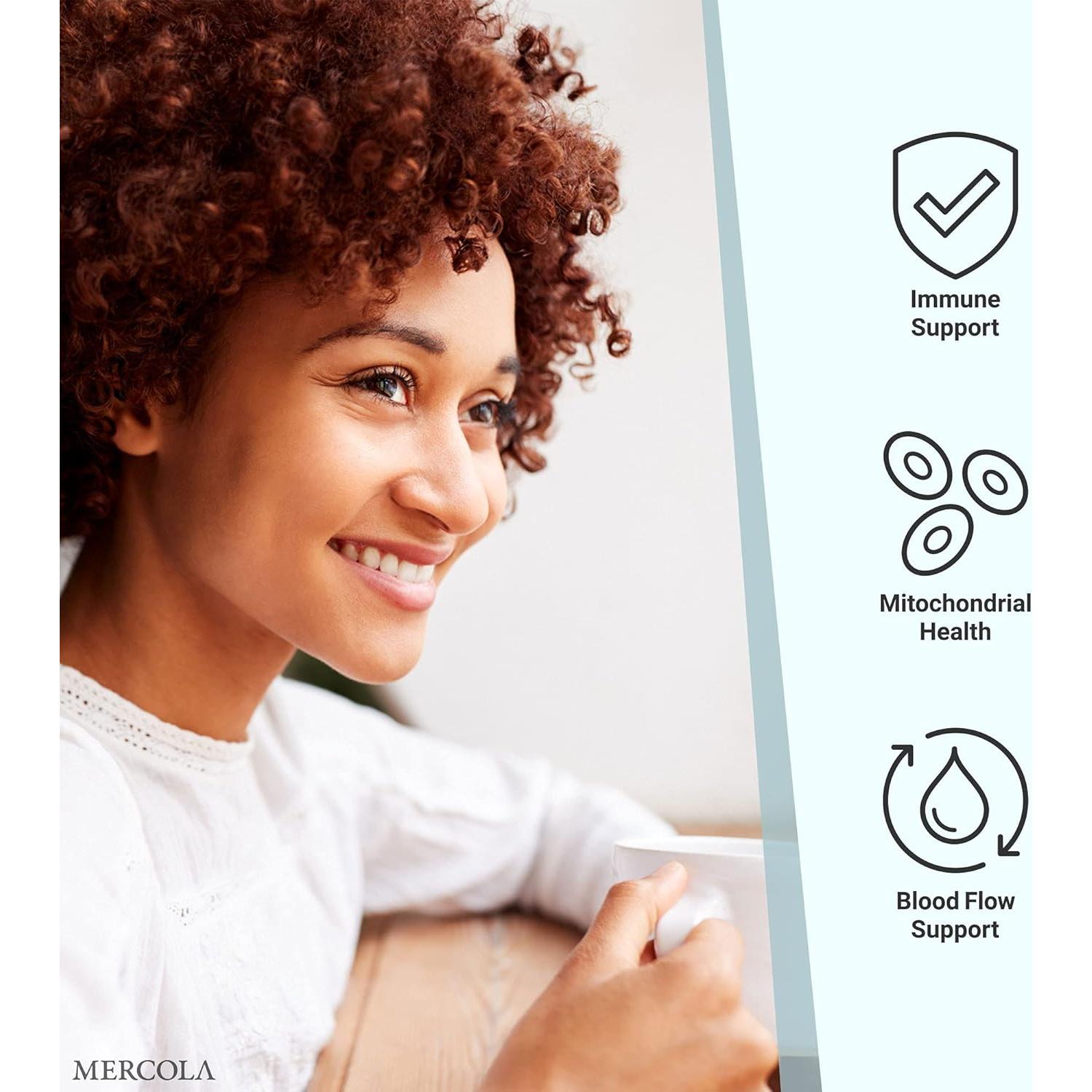 Suplemento Dietético Hongo Chaga Orgánico Dr. Mercola 30 Tabletas