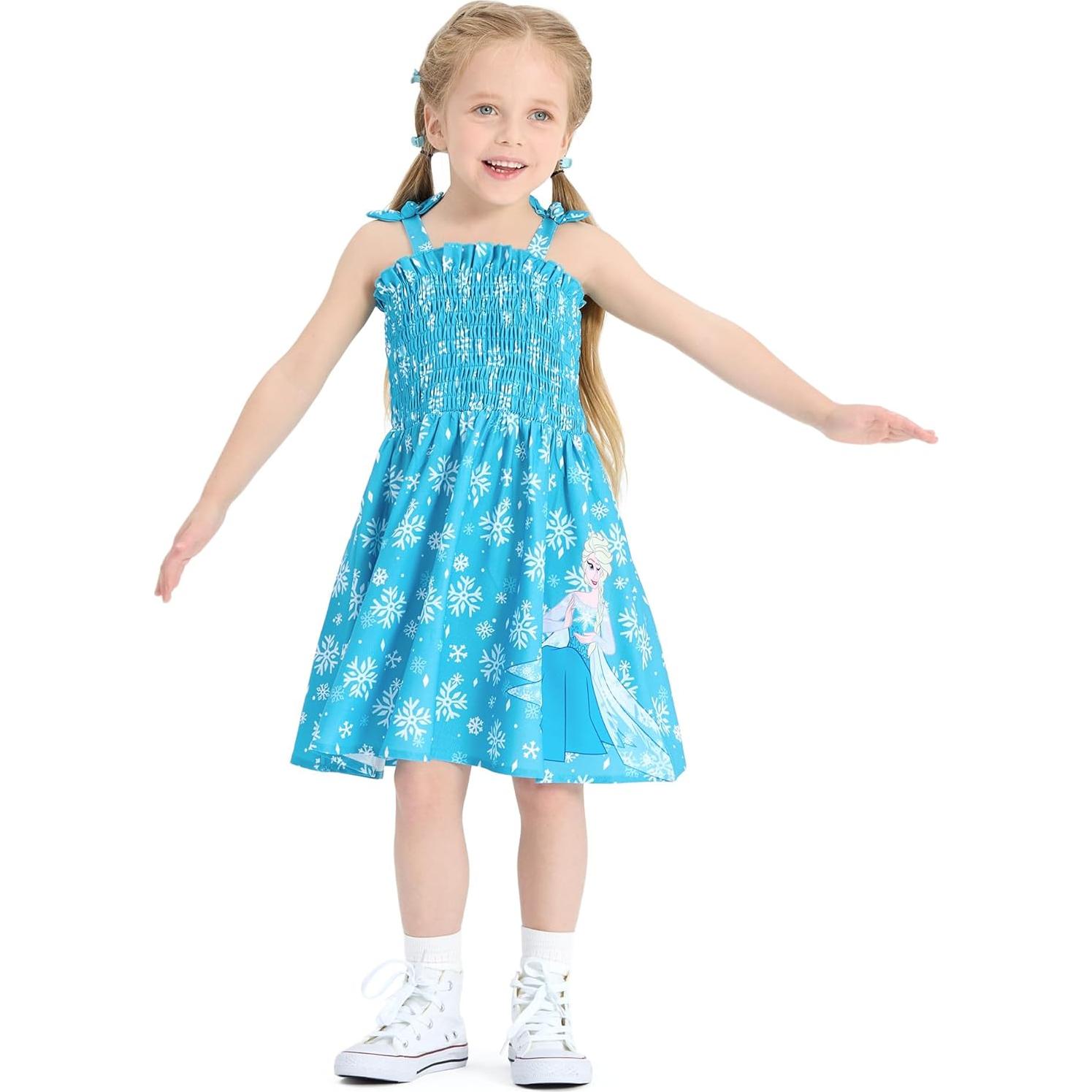 Vestido de Verano Disney Frozen Elsa para Niña 5-6 Años