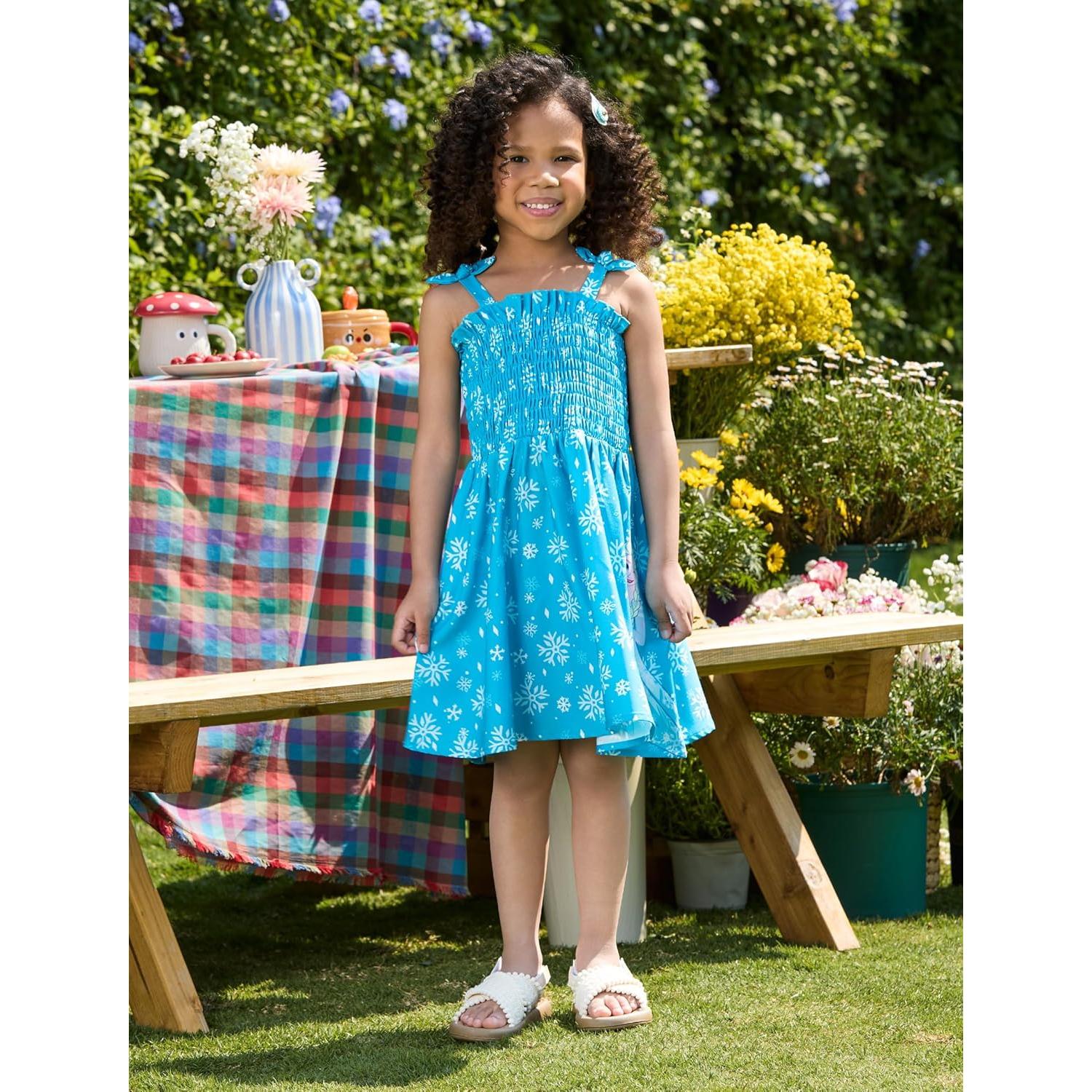 Vestido de Verano Disney Frozen Elsa para Niña 5-6 Años