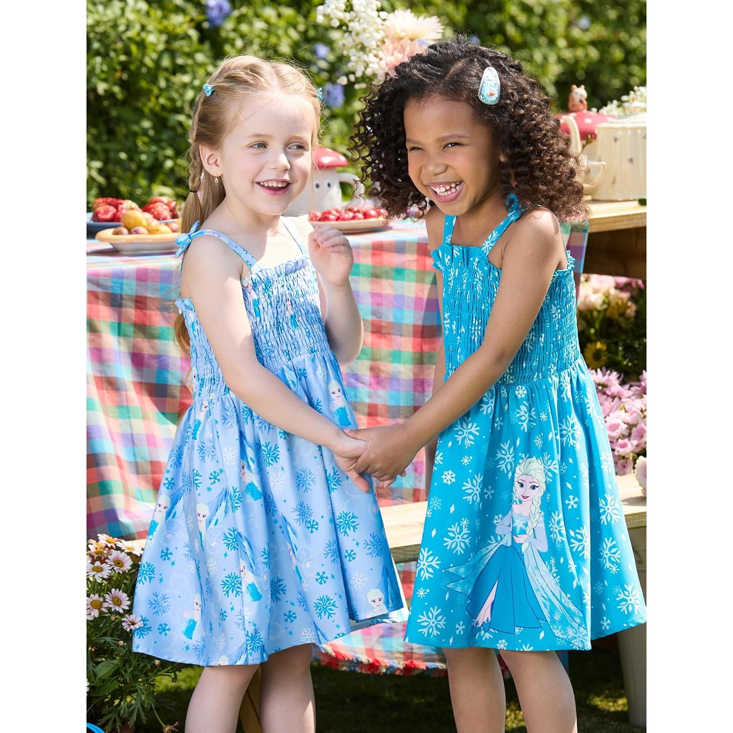 Vestido de Verano Disney Frozen Elsa para Niña 5-6 Años