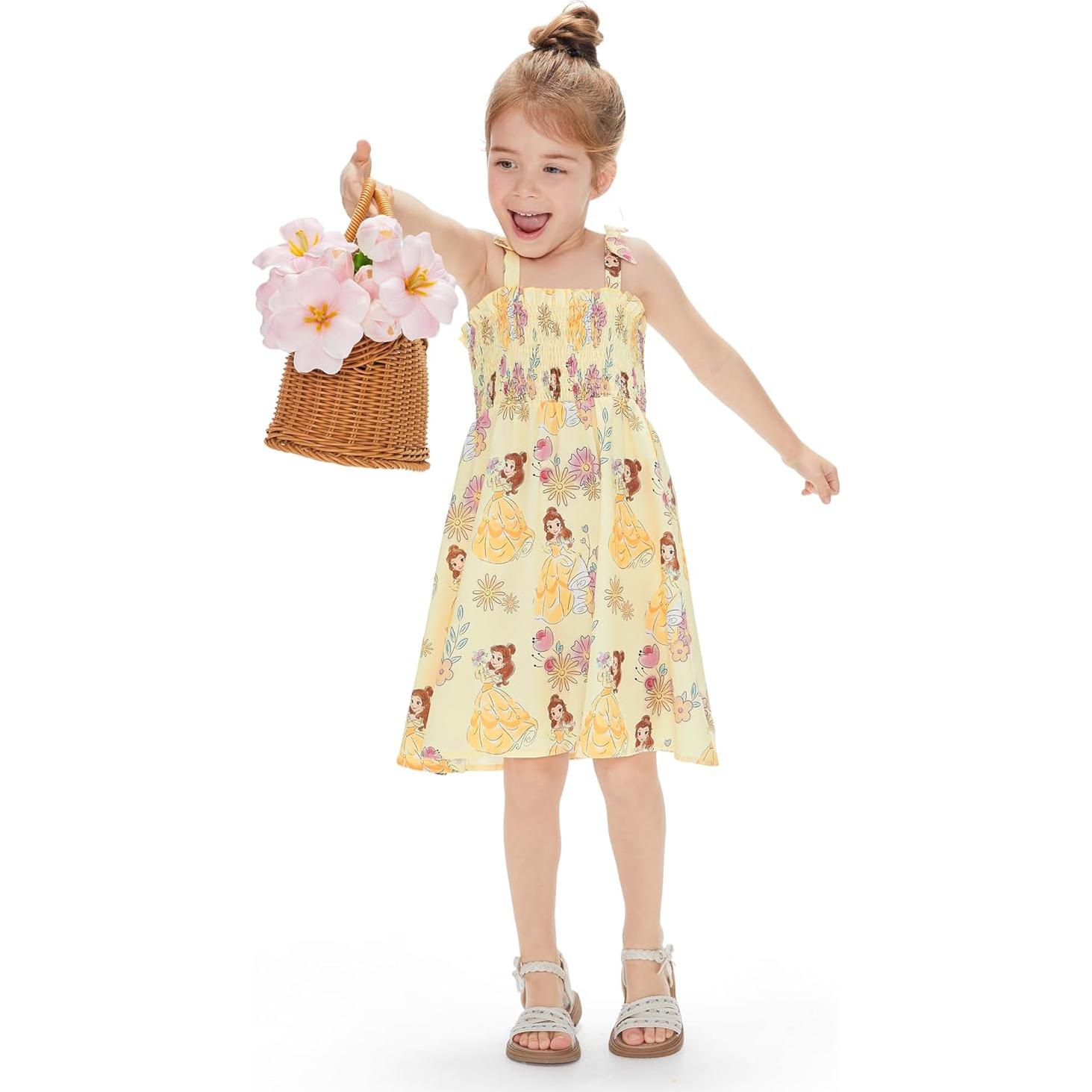 Vestido de Verano Disney Princesa Elsa 5-6 Años Lazo