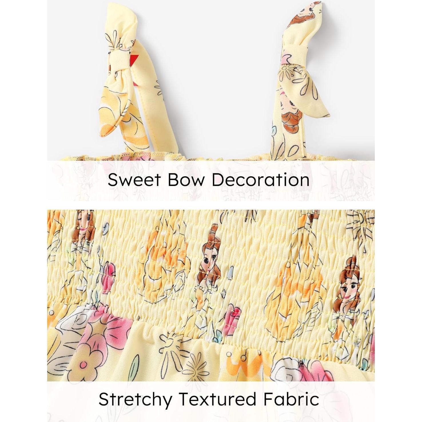 Vestido de Verano Disney Princesa Elsa 5-6 Años Lazo