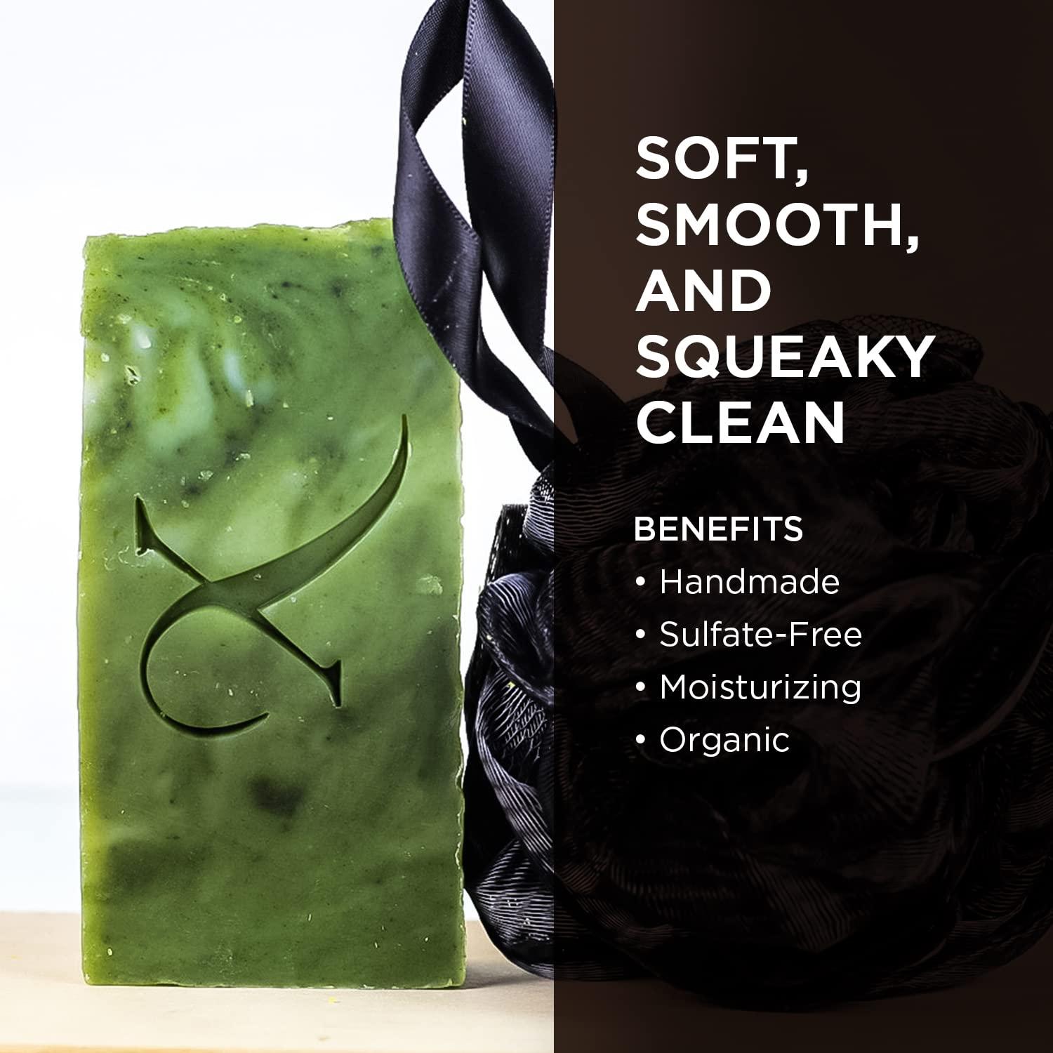 Jabón de Barra Natural Xotics Menta y Espirulina 170g