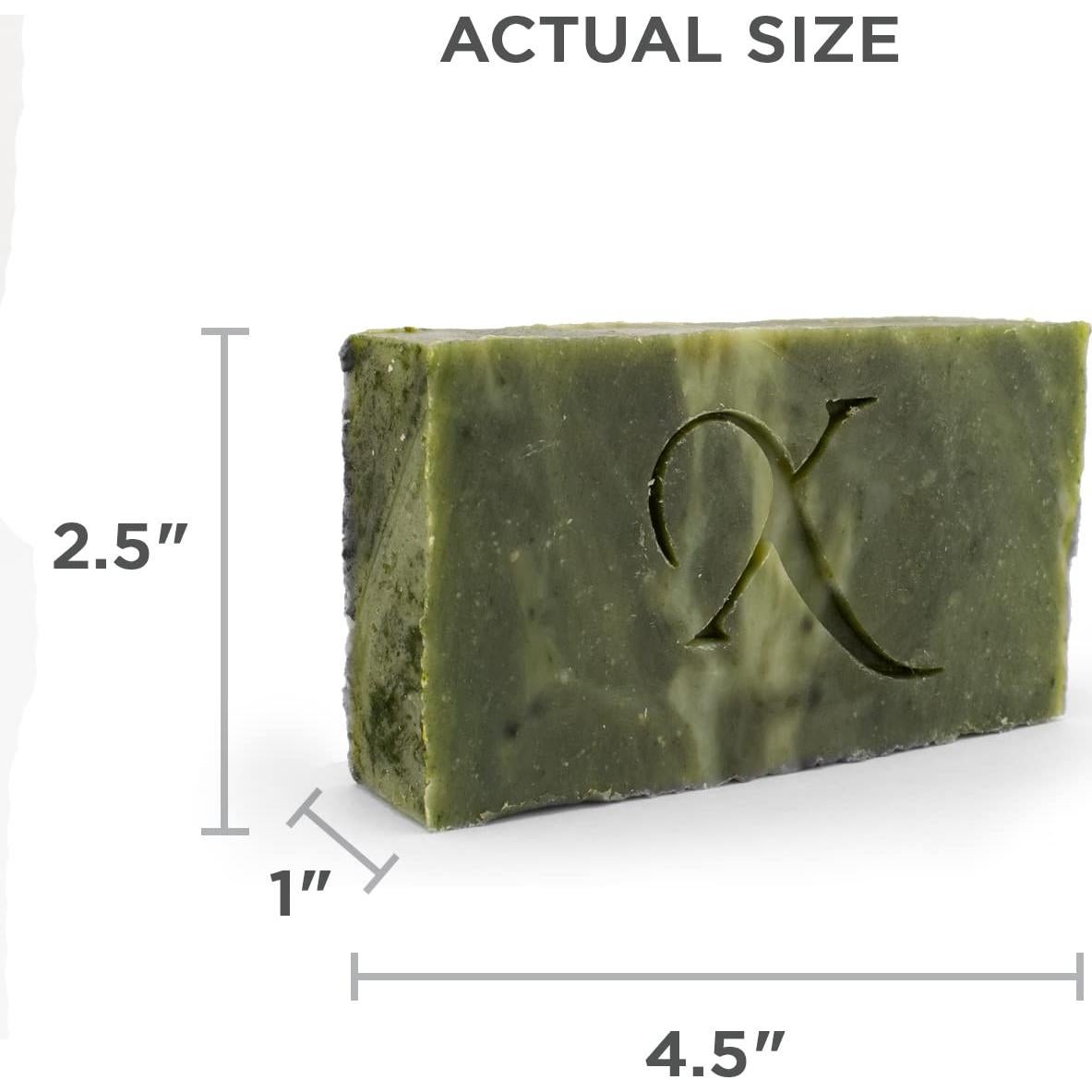 Jabón de Barra Natural Xotics Menta y Espirulina 170g