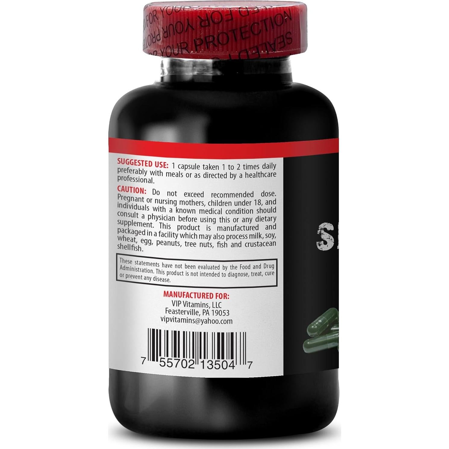 Cápsulas de Espirulina 3Bot - Suplemento Vegano 226g