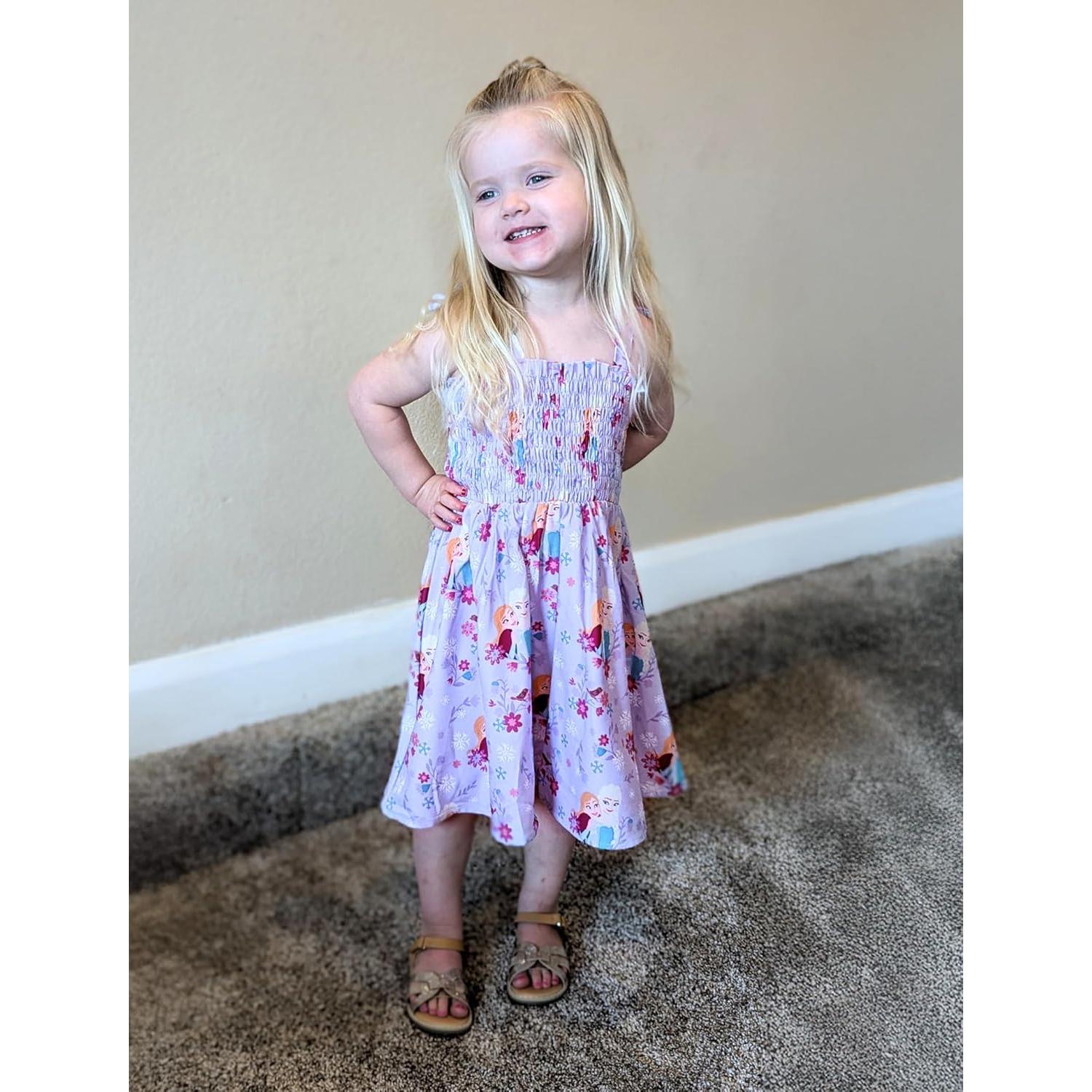 Vestido de Verano Disney Frozen Elsa para Niña 4-5 Años