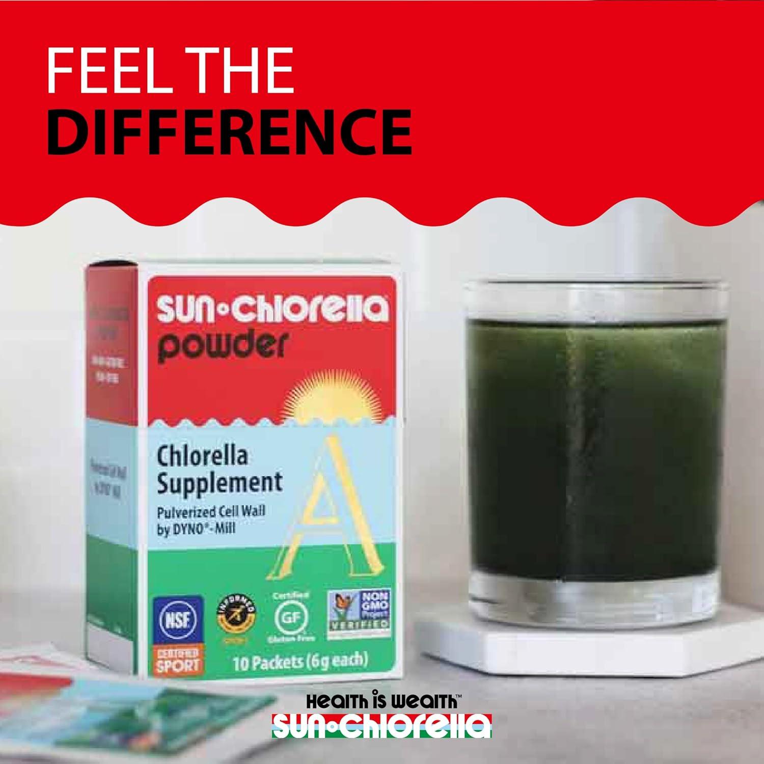 Suplemento de Algas Verdes en Polvo Sun Chlorella 100g