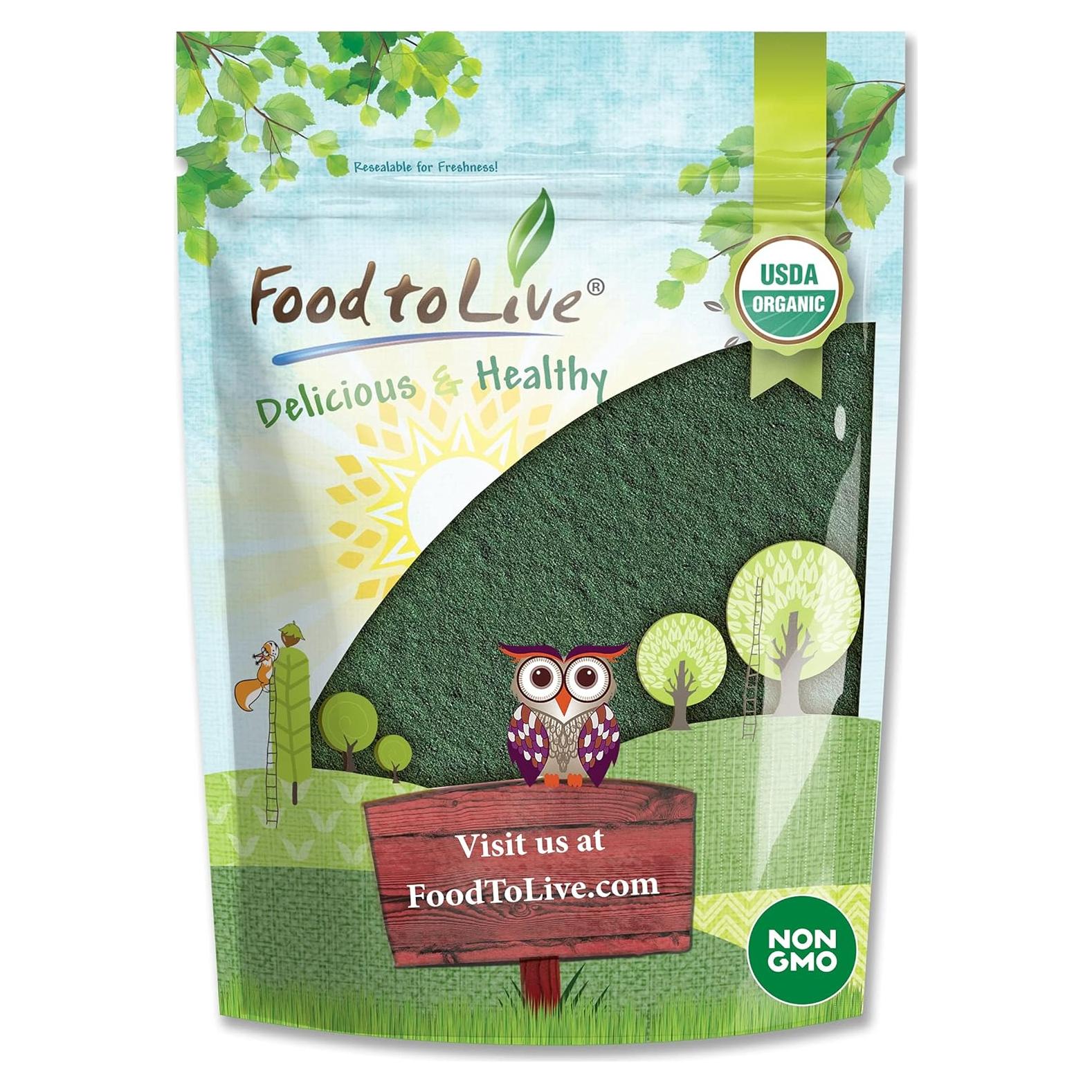 Polvo de Chlorella Orgánica Food to Live 226g - Superalimento Vegano