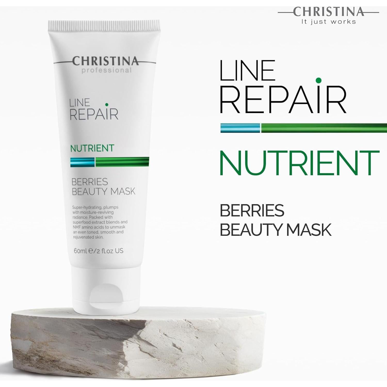 Máscara Facial Reparadora Christina Berries 60ml Hidratante