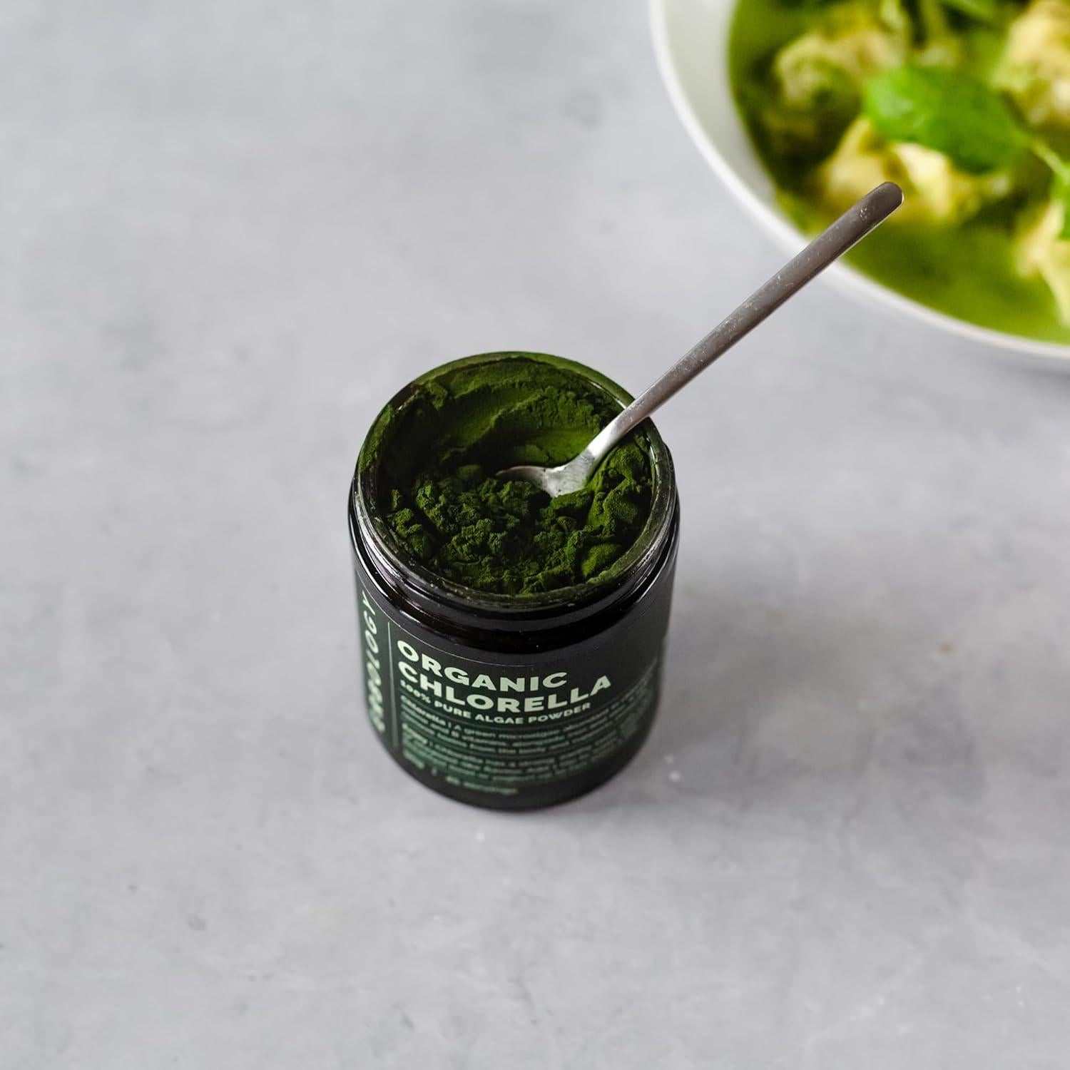 Polvo de Chlorella Orgánico Erbology 90.72 g - Vegano y Sin OGM