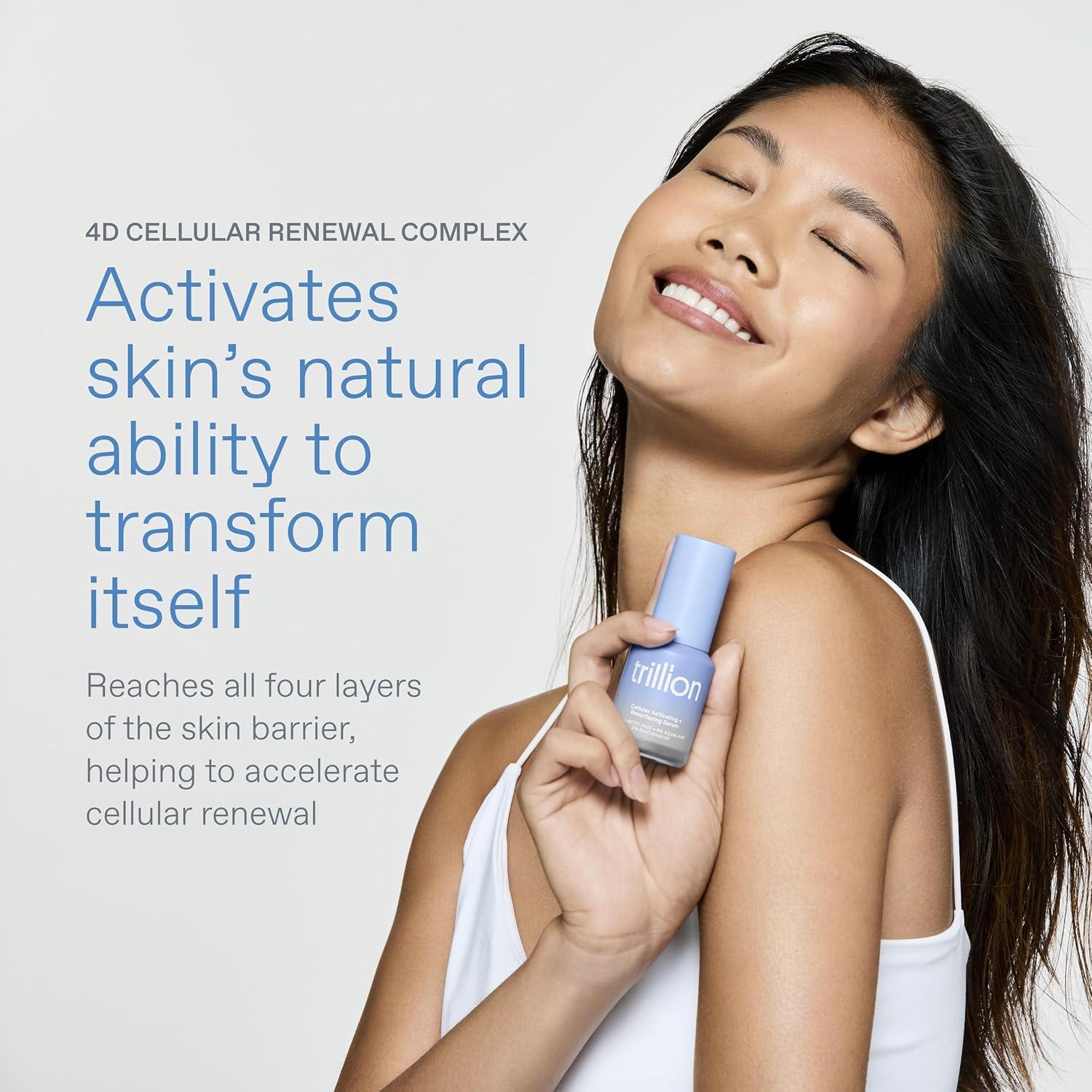 Suero Activador Celular Trillion Skincare 30ml - Vegano y Natural