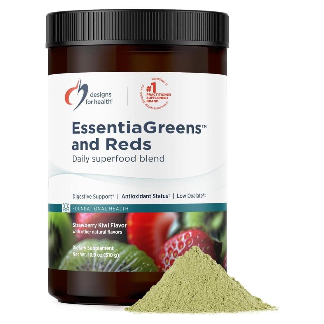 Polvo Superalimento Vegano EssentiaVerdes y Rojos 30 Porciones