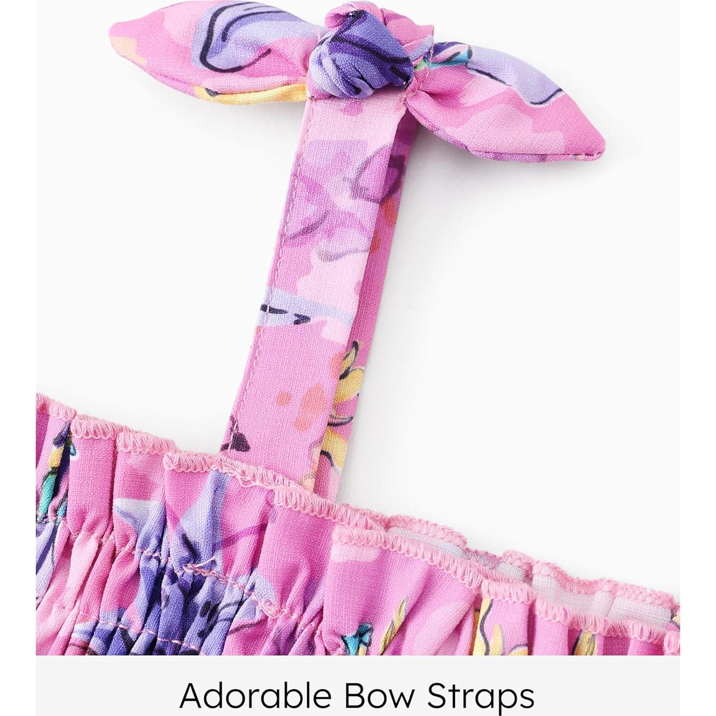 Vestido de Verano Disney Princesa Elsa 2-6 Años Lazo