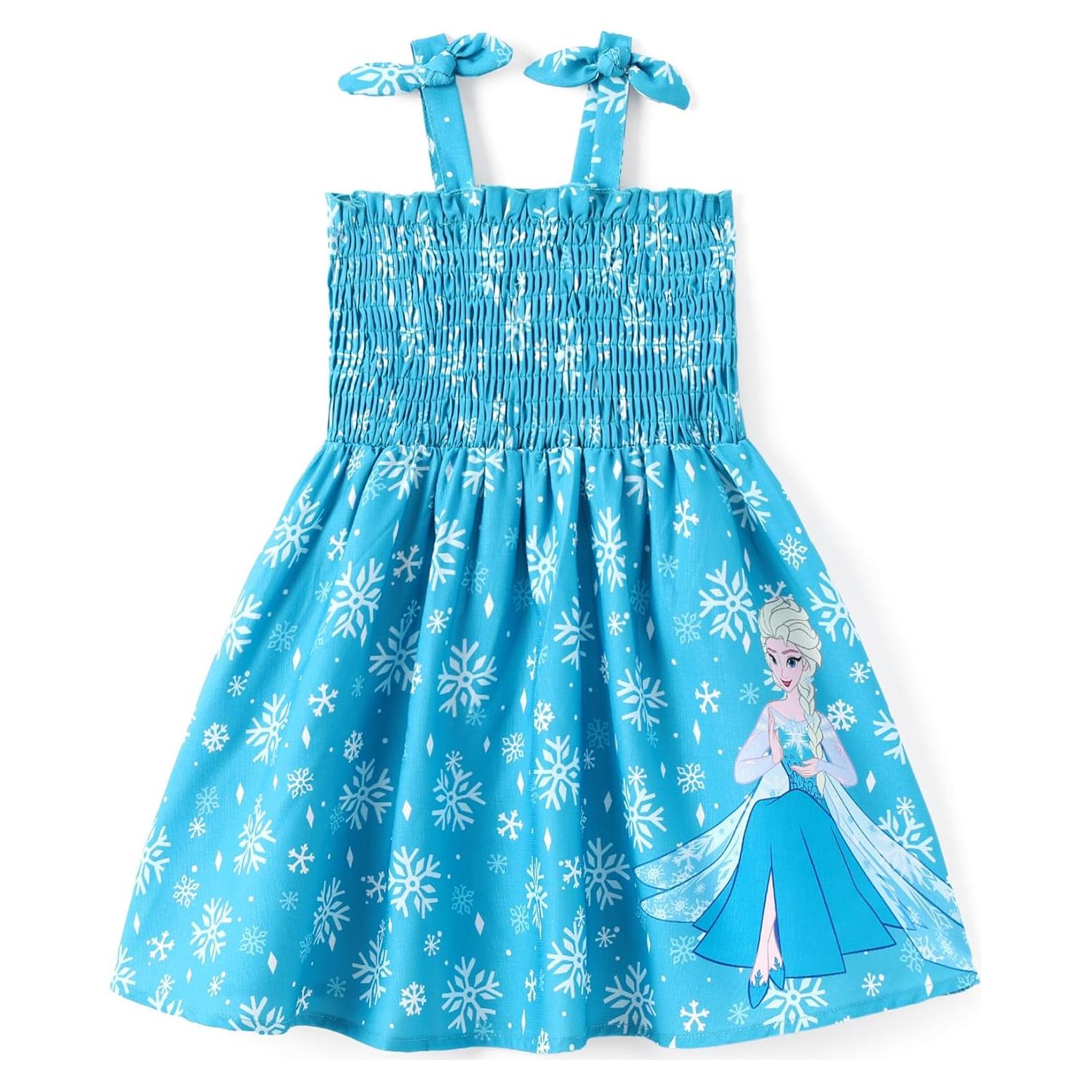 Vestido de Verano Disney Frozen Elsa para Niña 2-6 Años