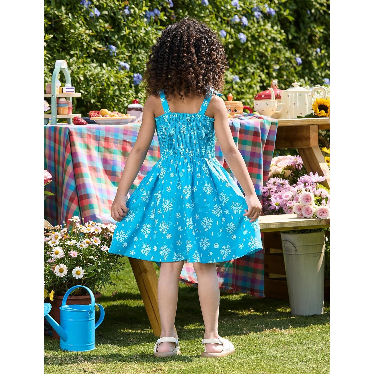 Vestido de Verano Disney Frozen Elsa para Niña 2-6 Años