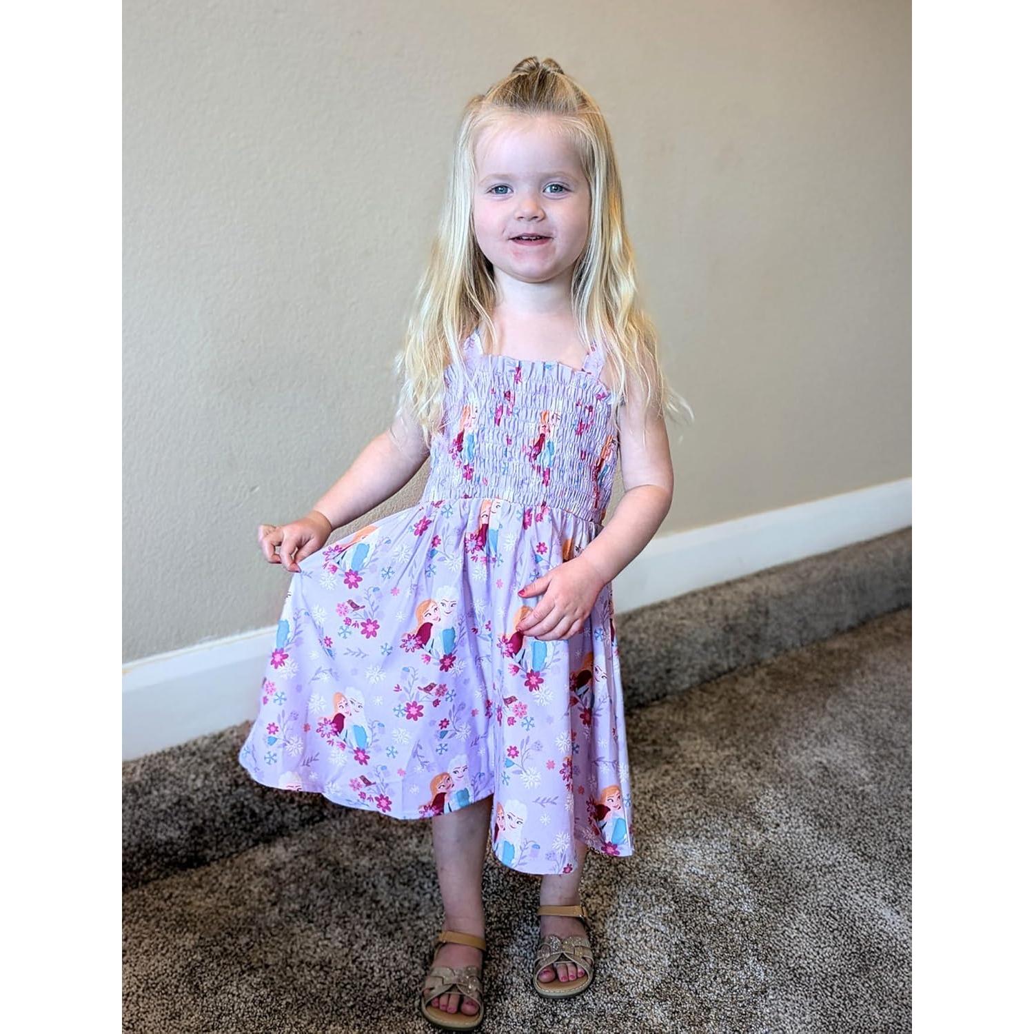 Vestido de Verano Disney Frozen Elsa para Niña 5-6 Años