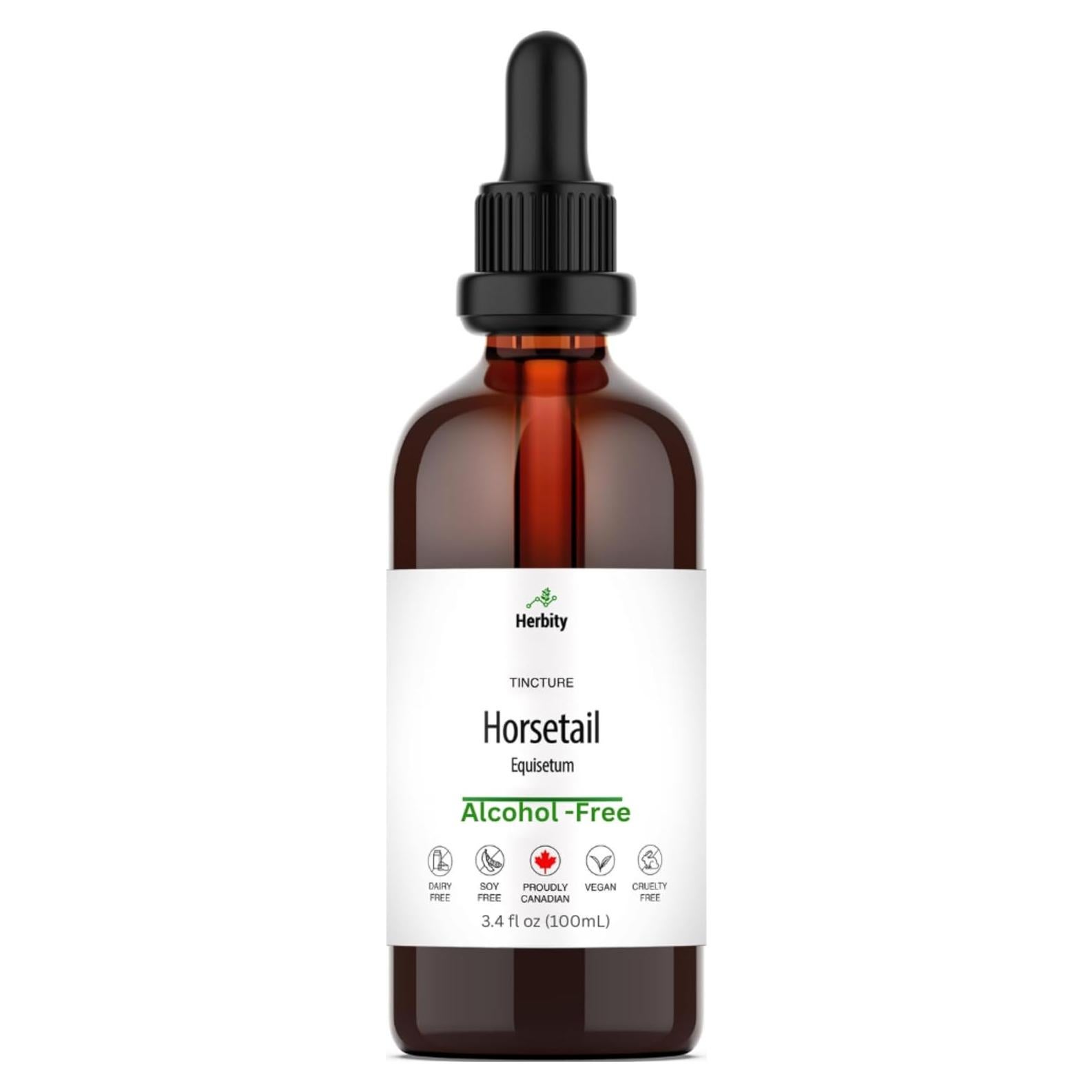 Tintura de Cola de Caballo Herbity 100 ml - Suplemento Vegano