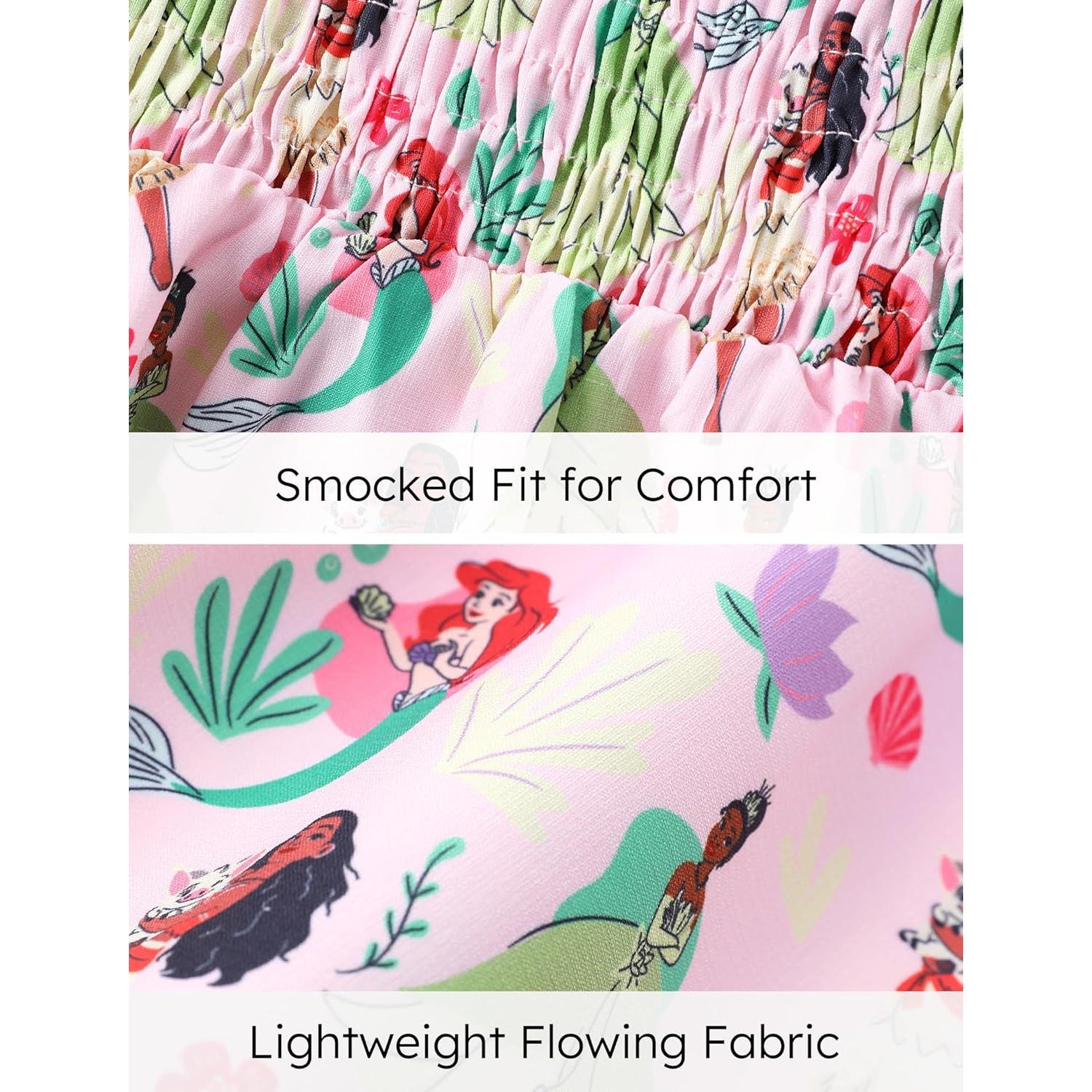 Vestido de Verano Disney Princess Elsa Rosa 3-4T