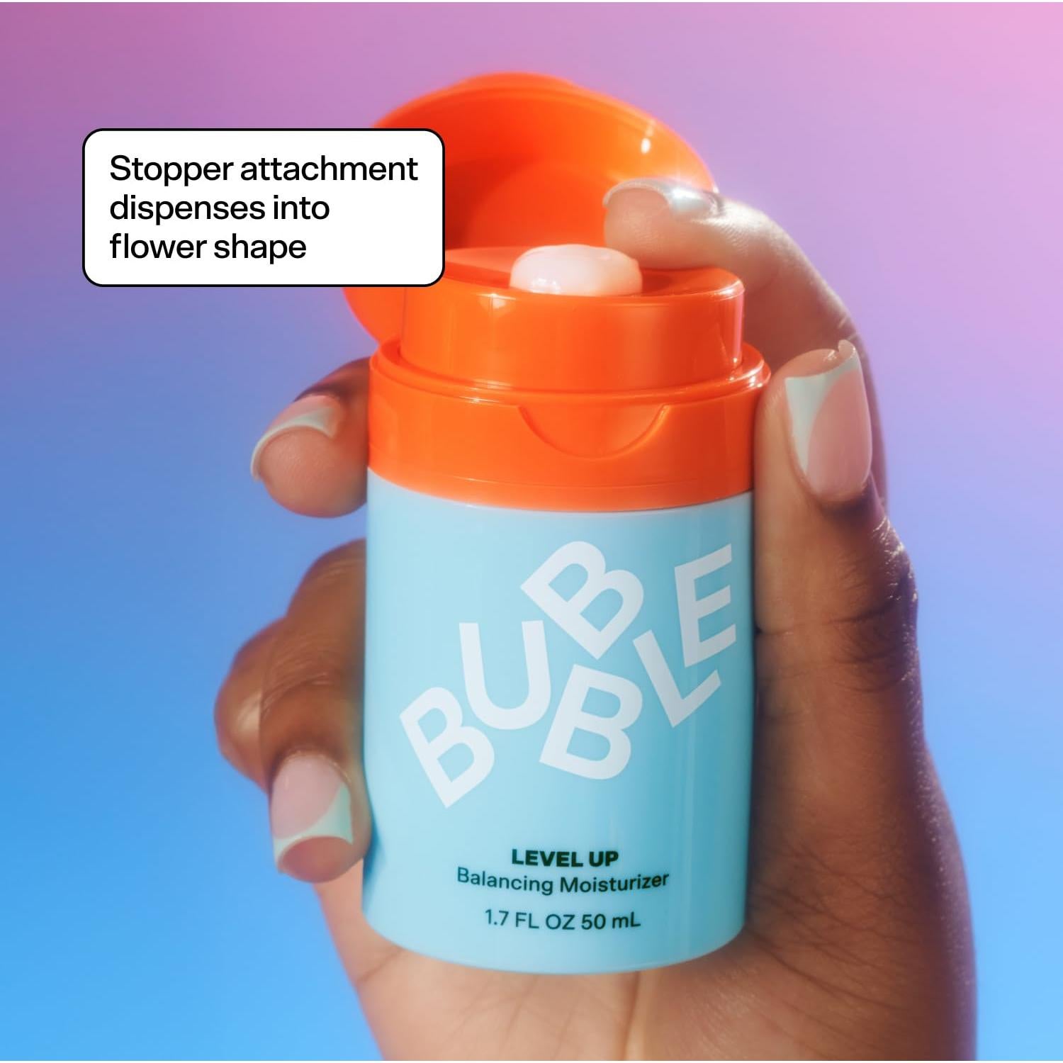 Gel Hidratante Facial Bubble Skincare 50ml para Piel Grasa