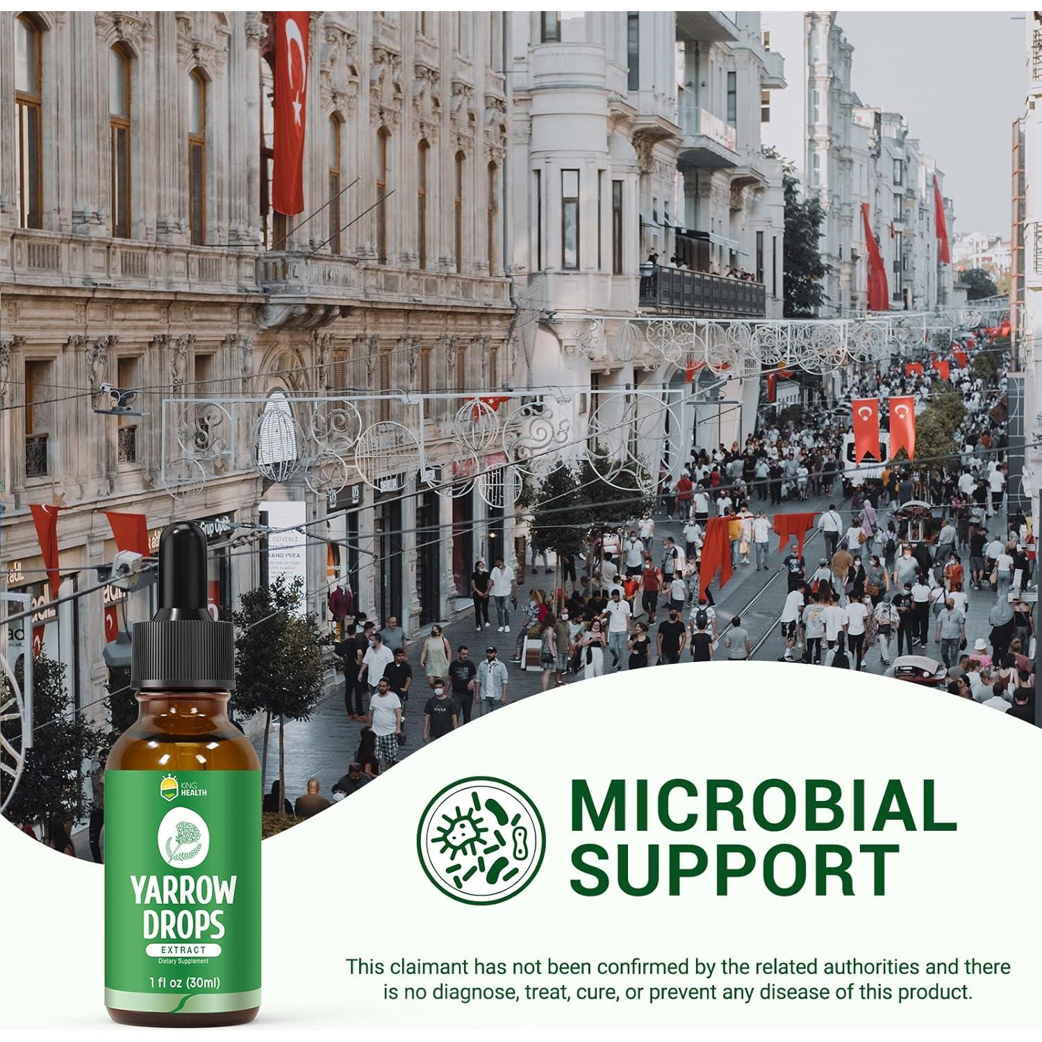 Tintura de Milenrama Orgánica KingHealth 29.57 ml Vegana