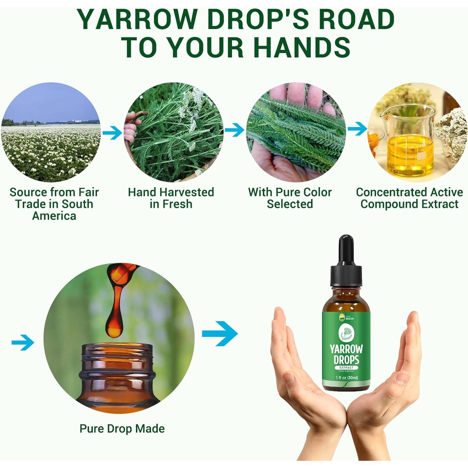 Tintura de Milenrama Orgánica KingHealth 29.57 ml Vegana